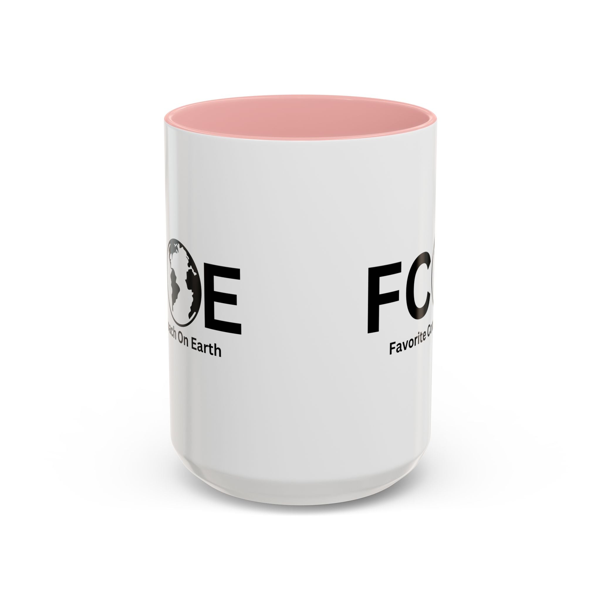 Favorite Coach On Earth (FCOE) Accent Coffee Mug (11oz, 15oz)