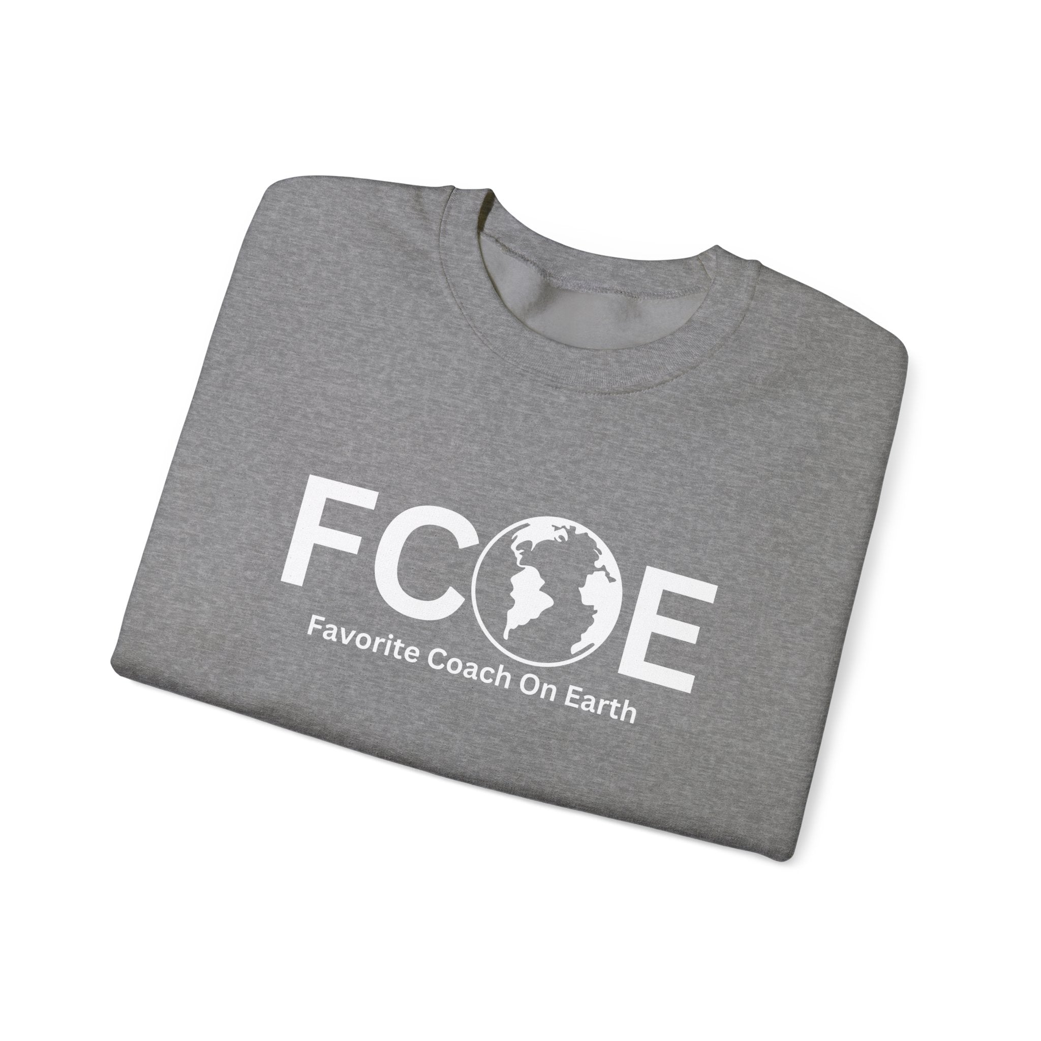 Favorite Coach On Earth (FCOE) Crewneck Sweatshirt – Cozy & Durable