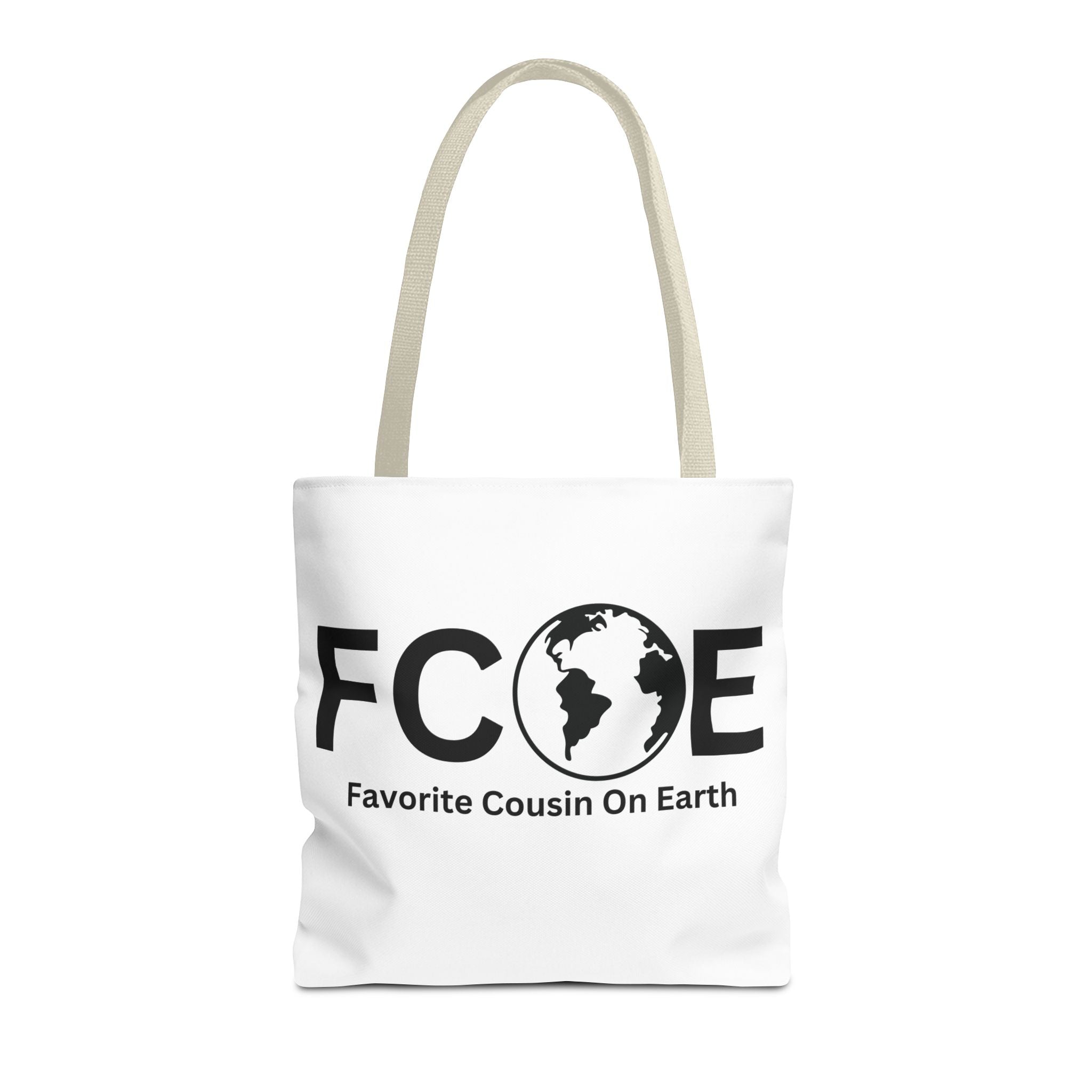 Favorite Cousin On Earth (FCOE) Tote Bag - Custom Printed Stylish and Functional Tote
