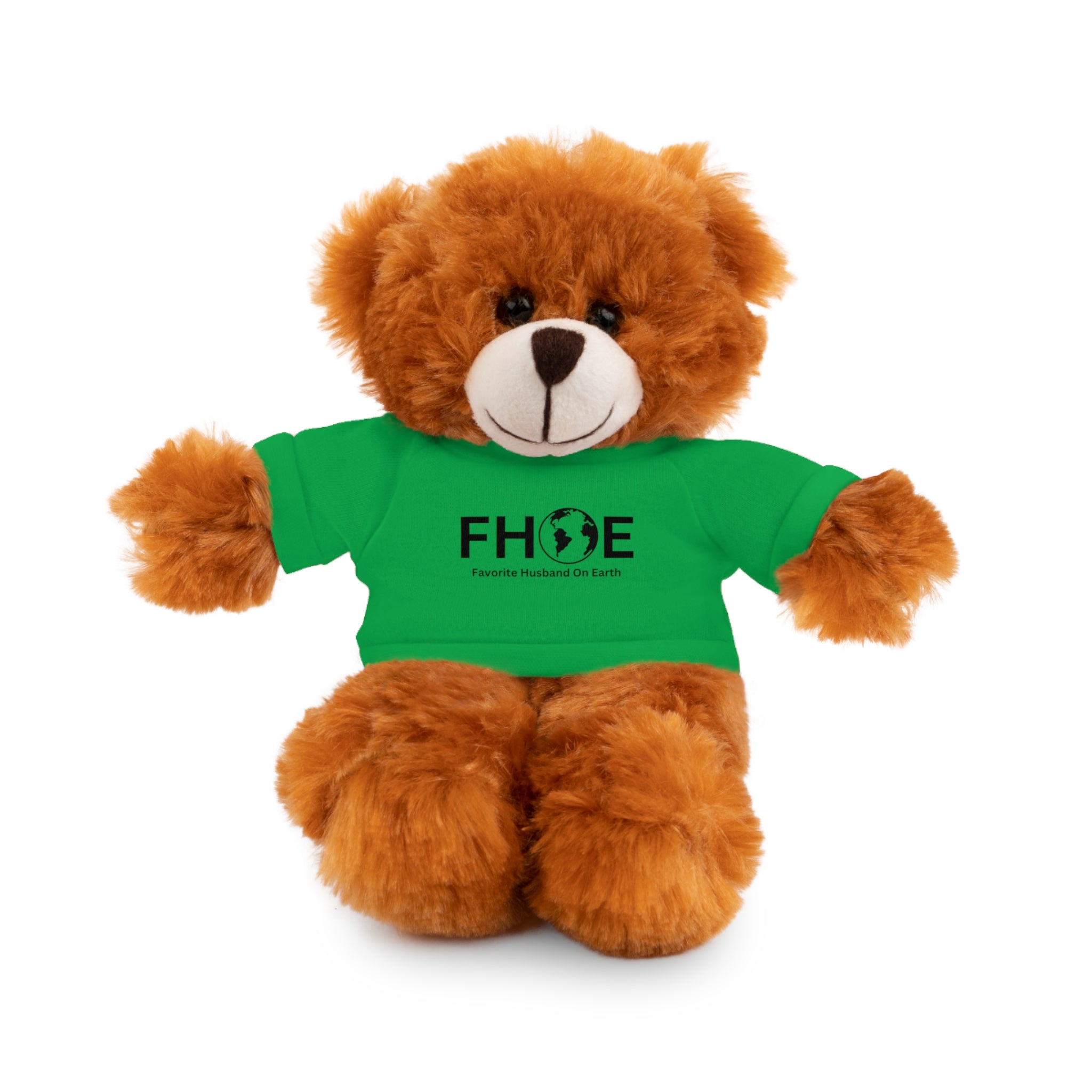 Stuffed Animal Gift – Favorite Husband on Earth (FHOE)– Customizable T-Shirt & Animal