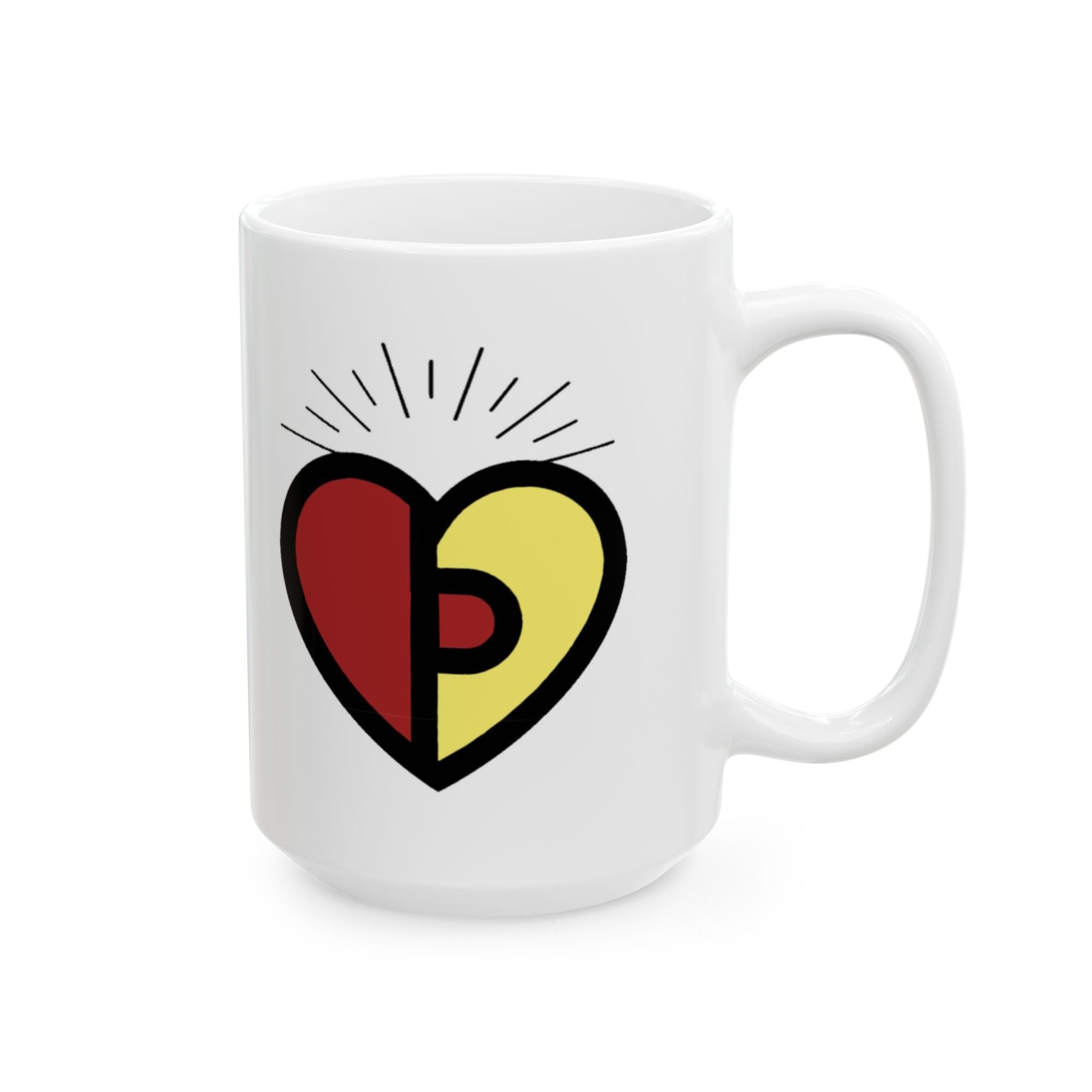 Passionoy Logo Accent Coffee Mug (11oz, 15oz)