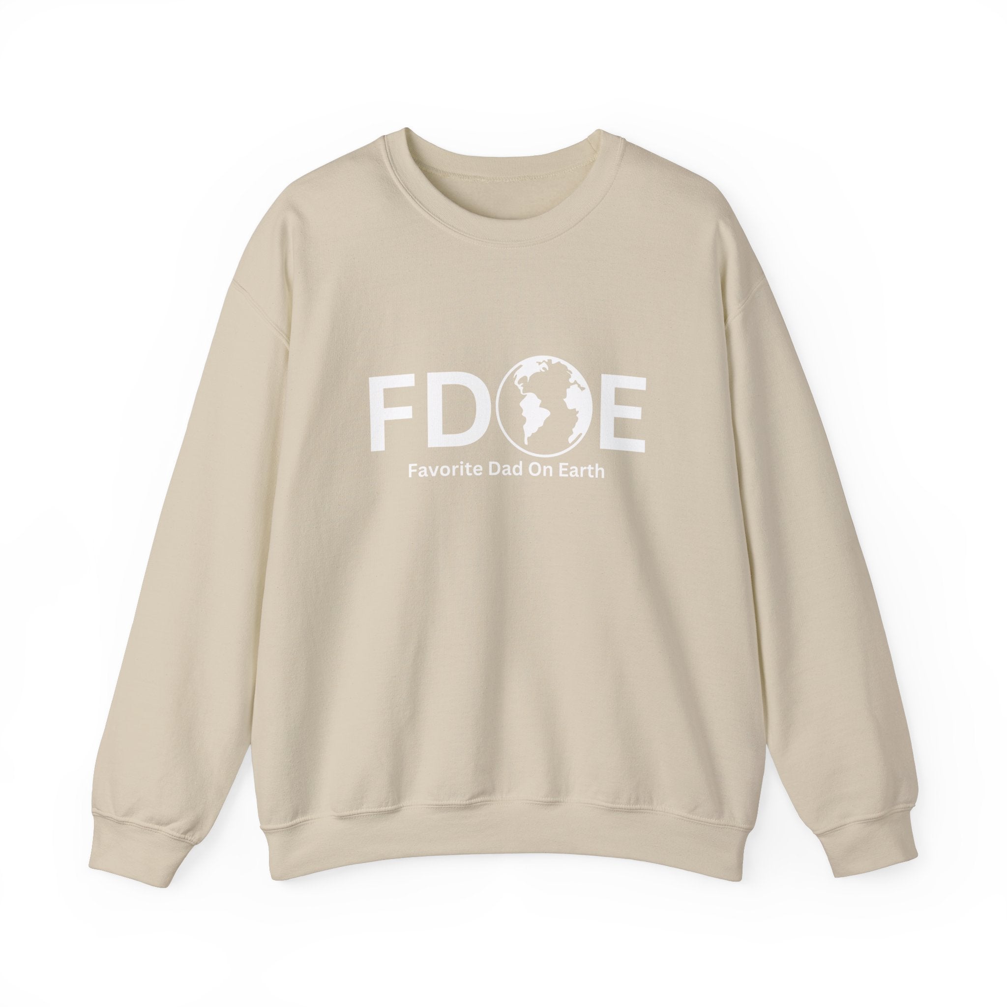Favorite Dad on Earth Crewneck Sweatshirt - (FDOE) Logo Sweatshirt for Me