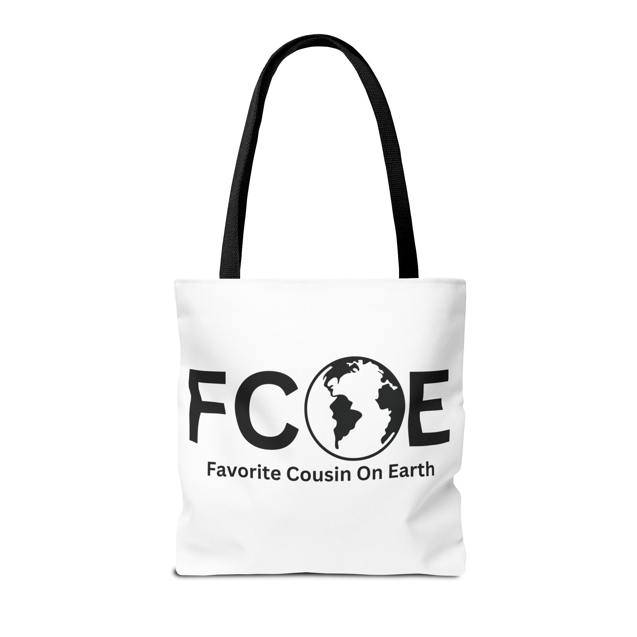 Favorite Cousin On Earth (FCOE) Tote Bag - Custom Printed Stylish and Functional Tote