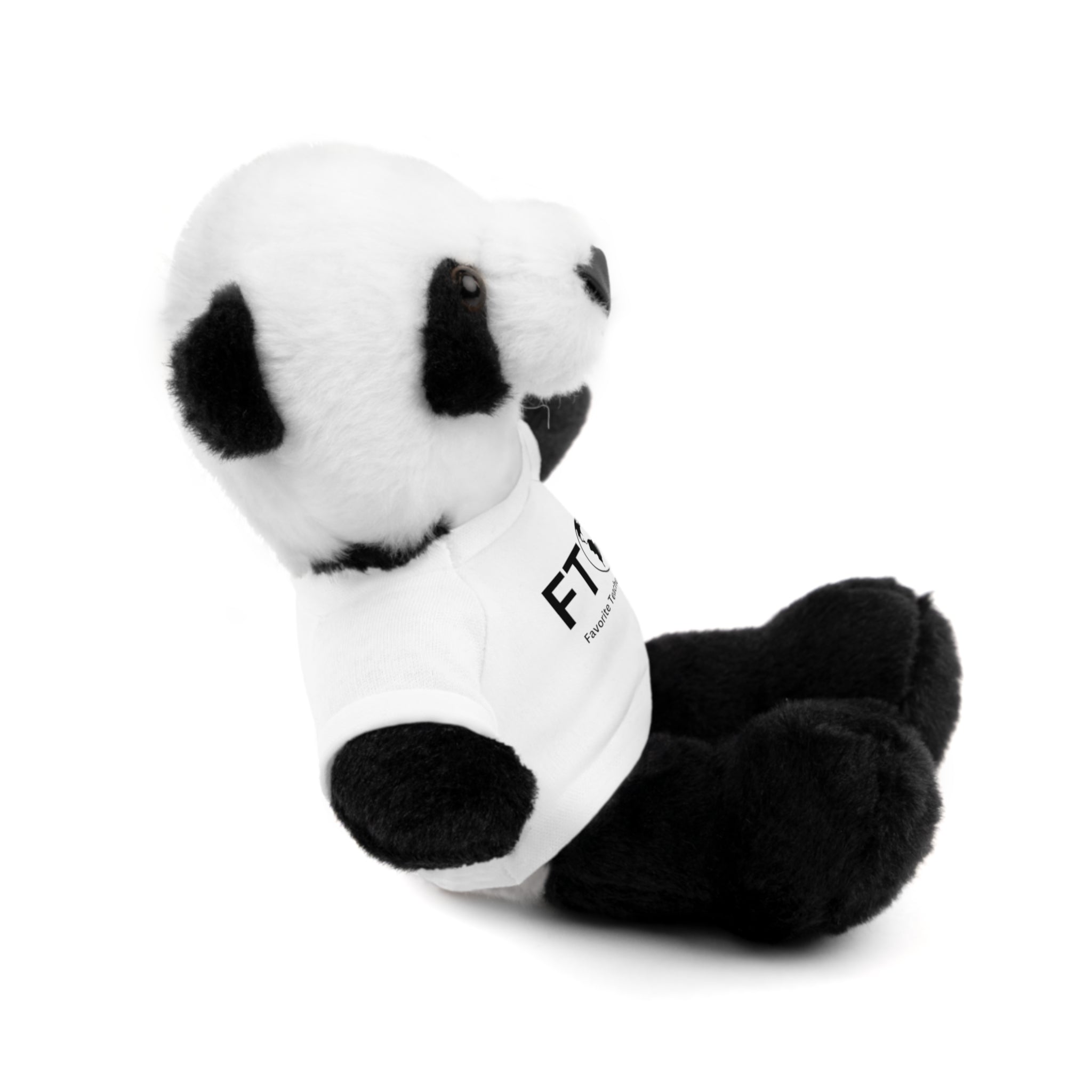 Stuffed Animal Gift – Favorite Teacher on Earth (FTOE) – Customizable T-Shirt & Animal