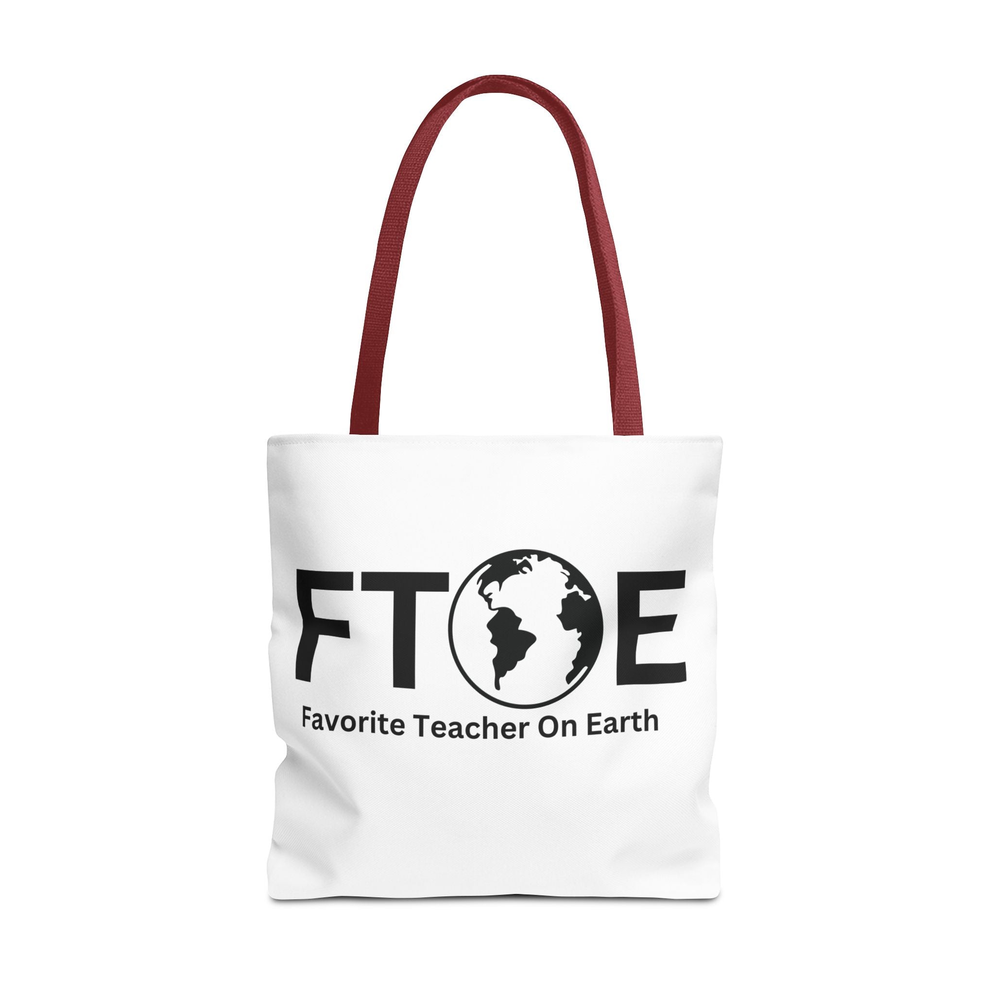 Favorite Teacher On Earth (FTOE) Tote Bag - Custom Printed Stylish and Functional Tote