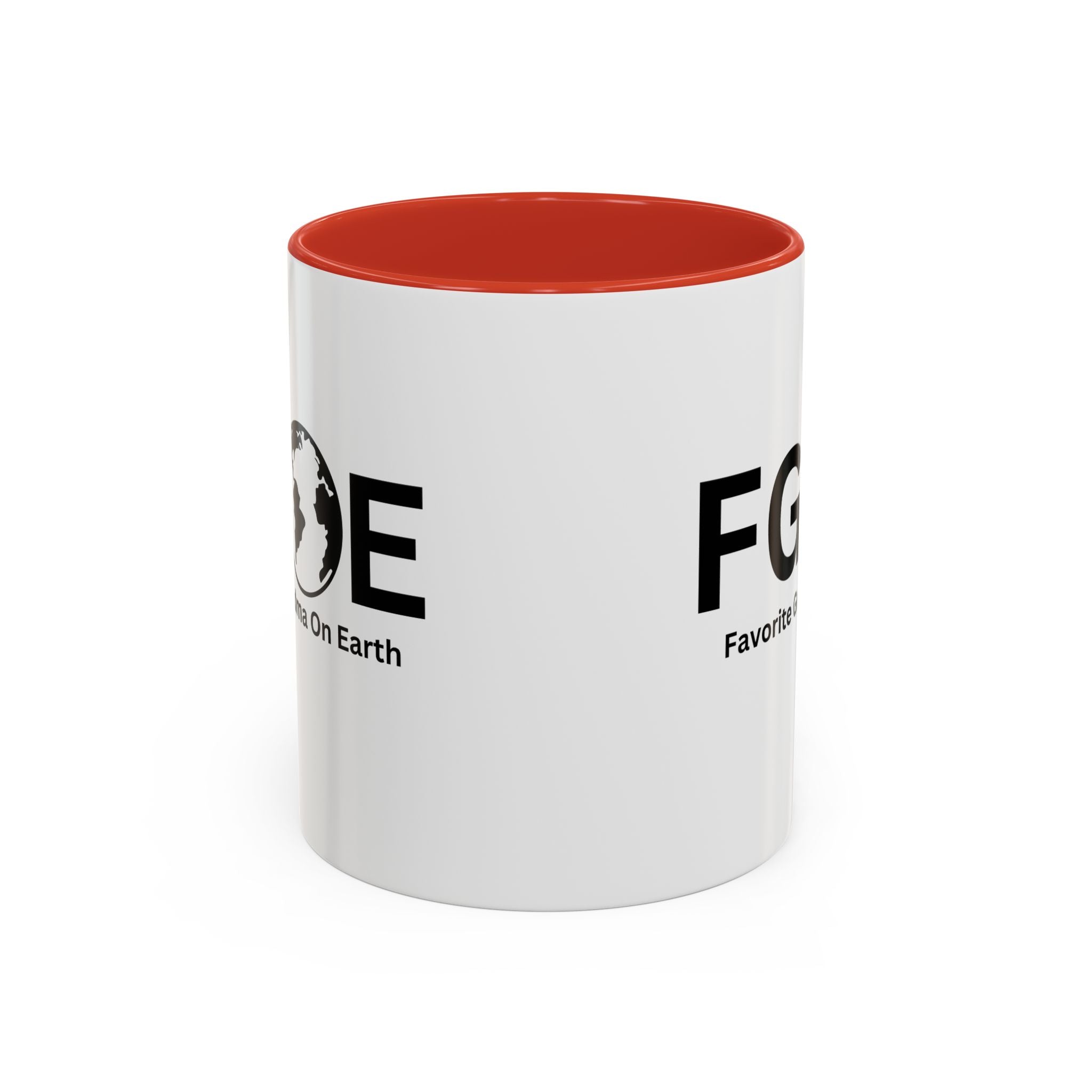 Favorite Grandma On Earth Mug (FGOE) Accent Coffee Mug (11oz, 15oz)