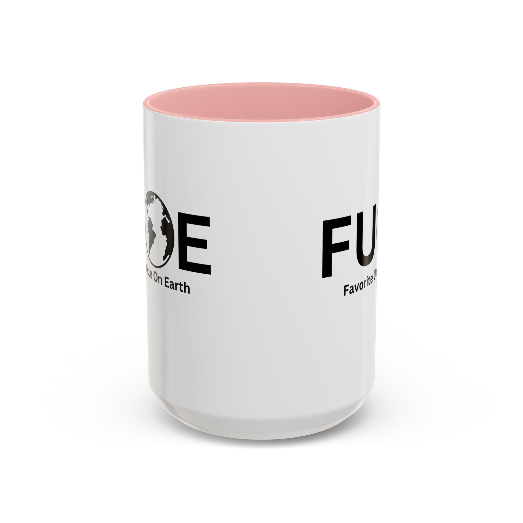 Favorite Uncle On Earth (FUOE) Accent Coffee Mug (11oz, 15oz)