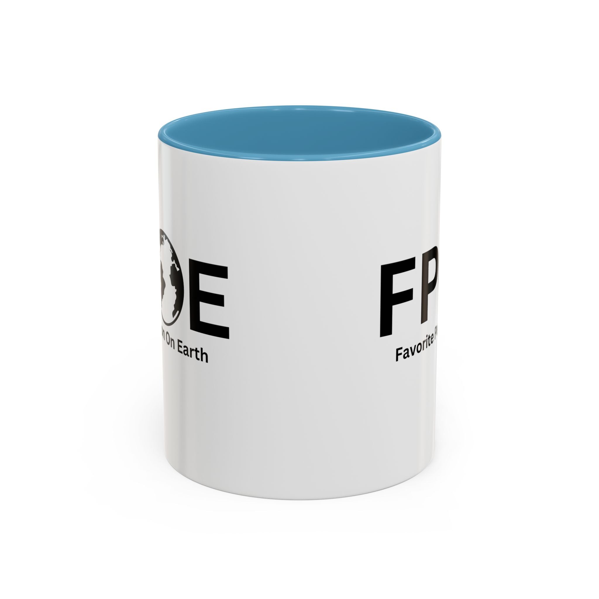 Favorite Person On Earth (FPOE) Accent Coffee Mug (11oz, 15oz)