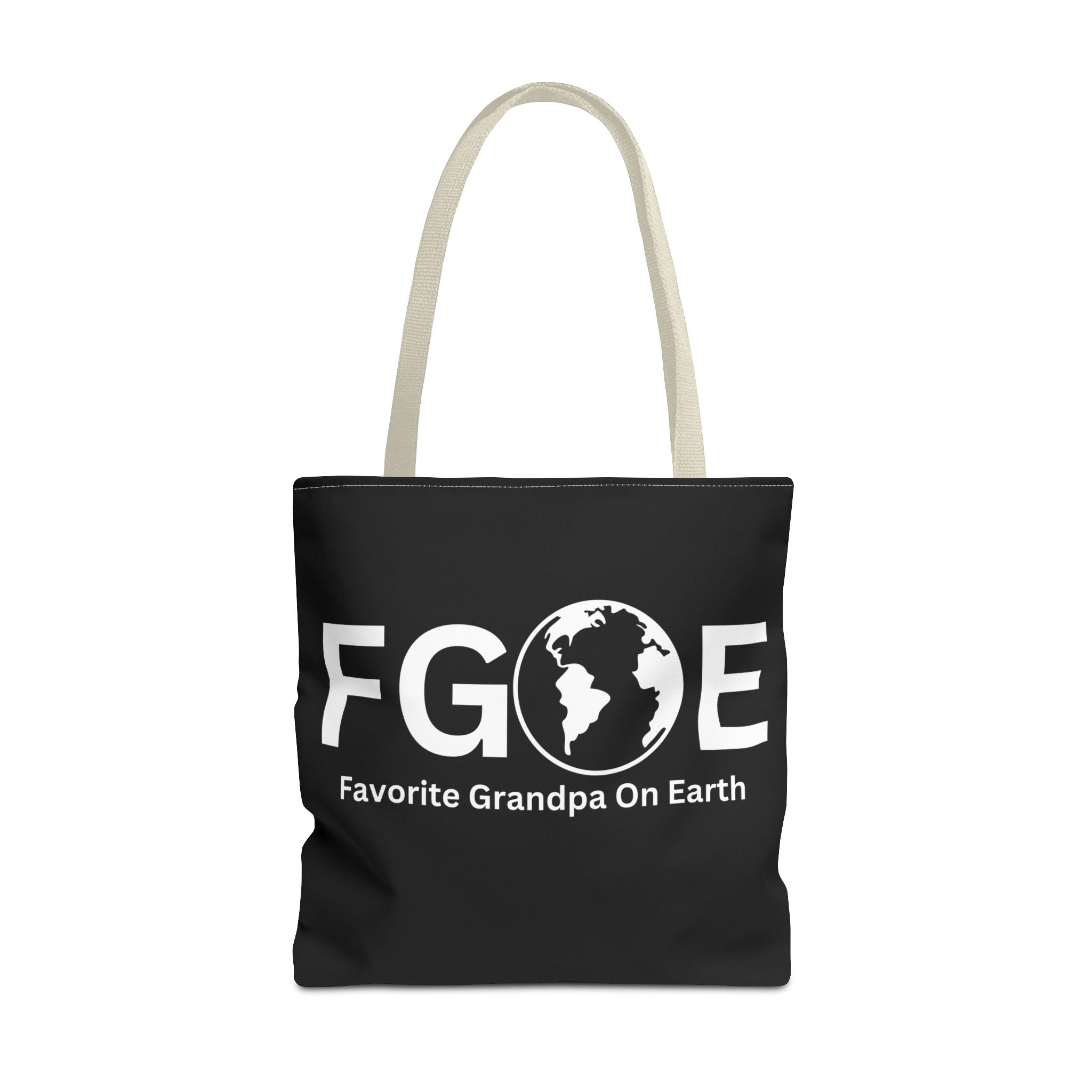 Favorite Grandpa On Earth (FGOE) Tote Bag - Custom Printed Stylish and Functional Tote