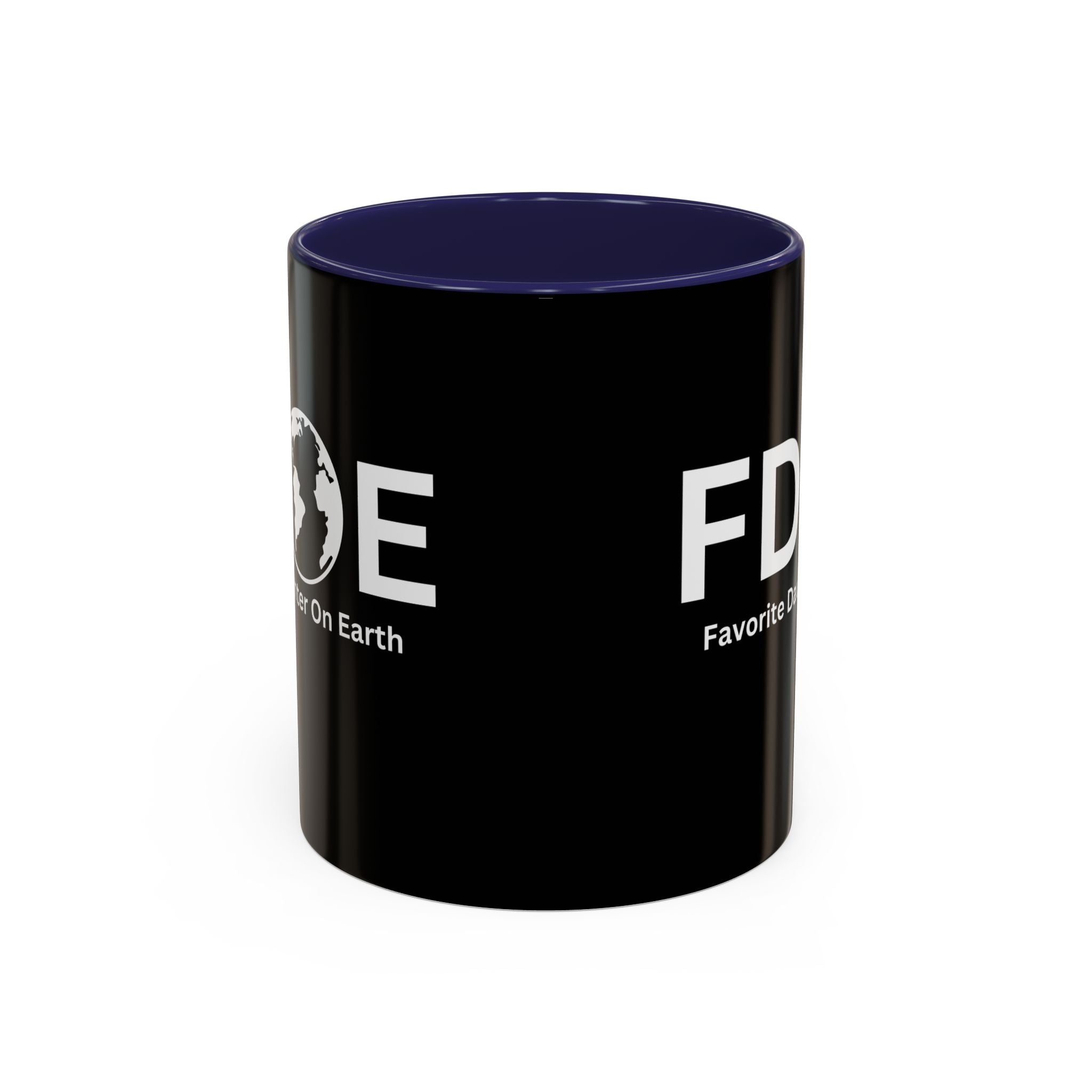 Favorite Daughter On Earth (FDOE) Accent Coffee Mug (11oz, 15oz)