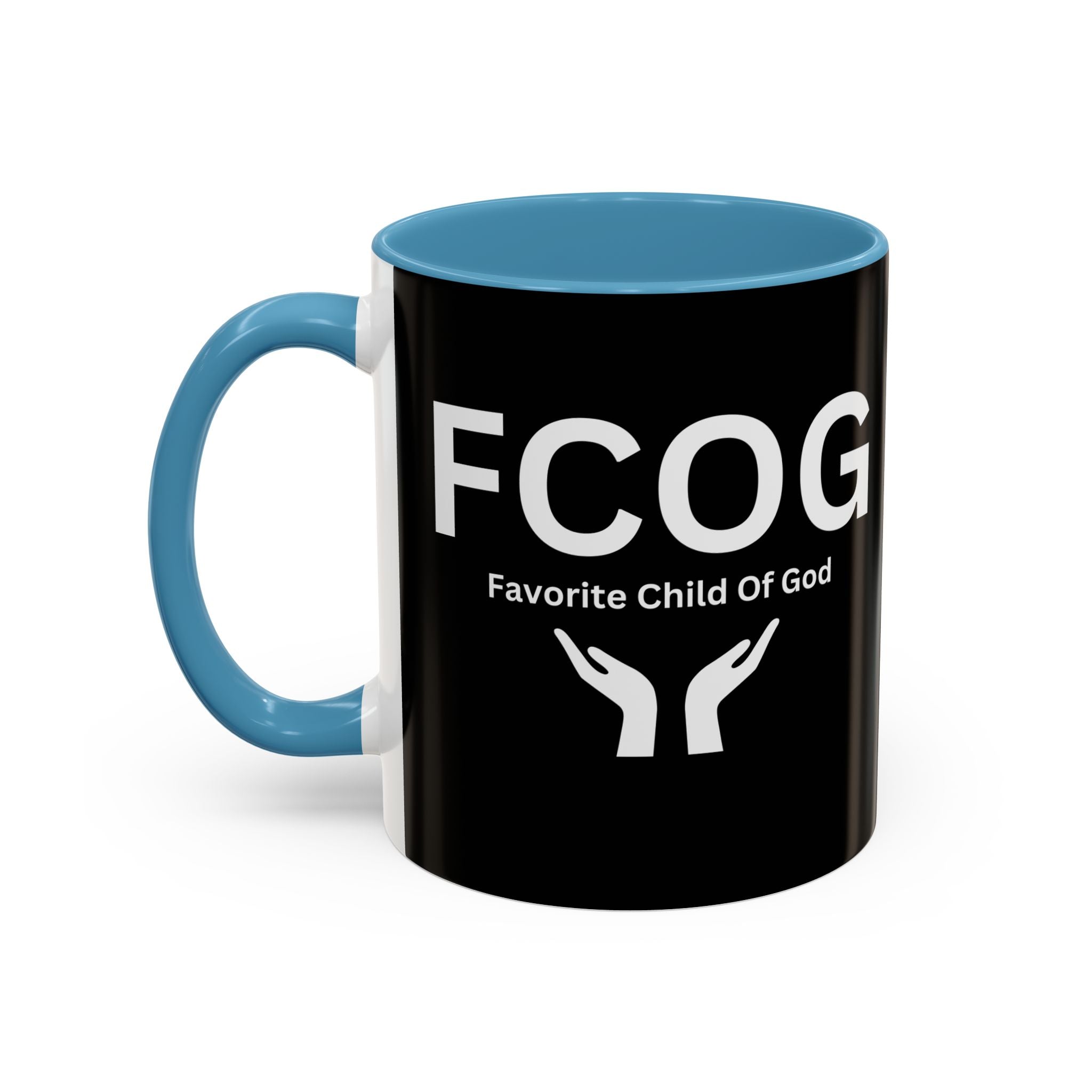 Favorite Child of God (FCOG) Accent Coffee Mug (11, 15oz)