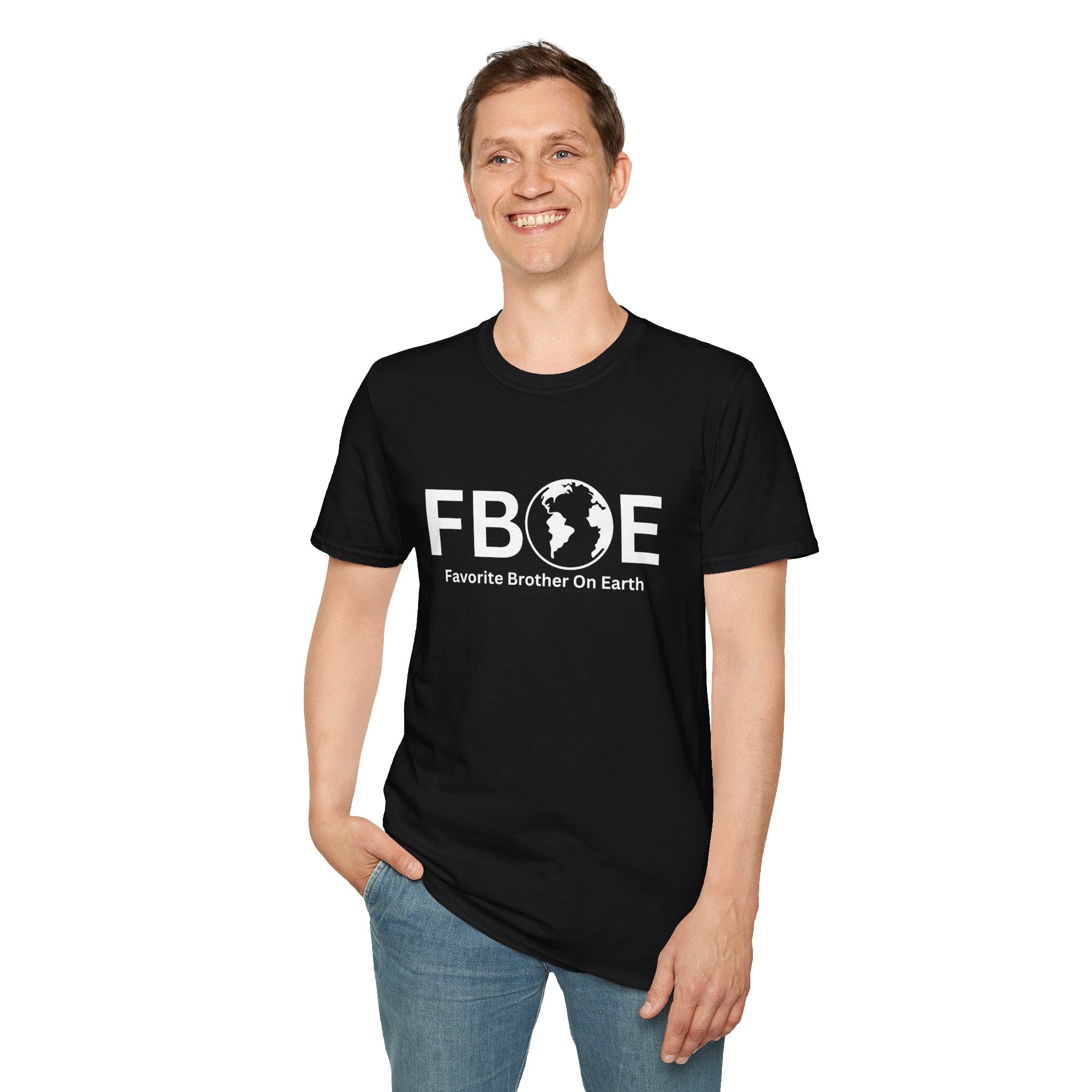 Favorite Brother On Earth (FBOE) Soft-Style Unisex T-Shirt – Comfortable & Durable