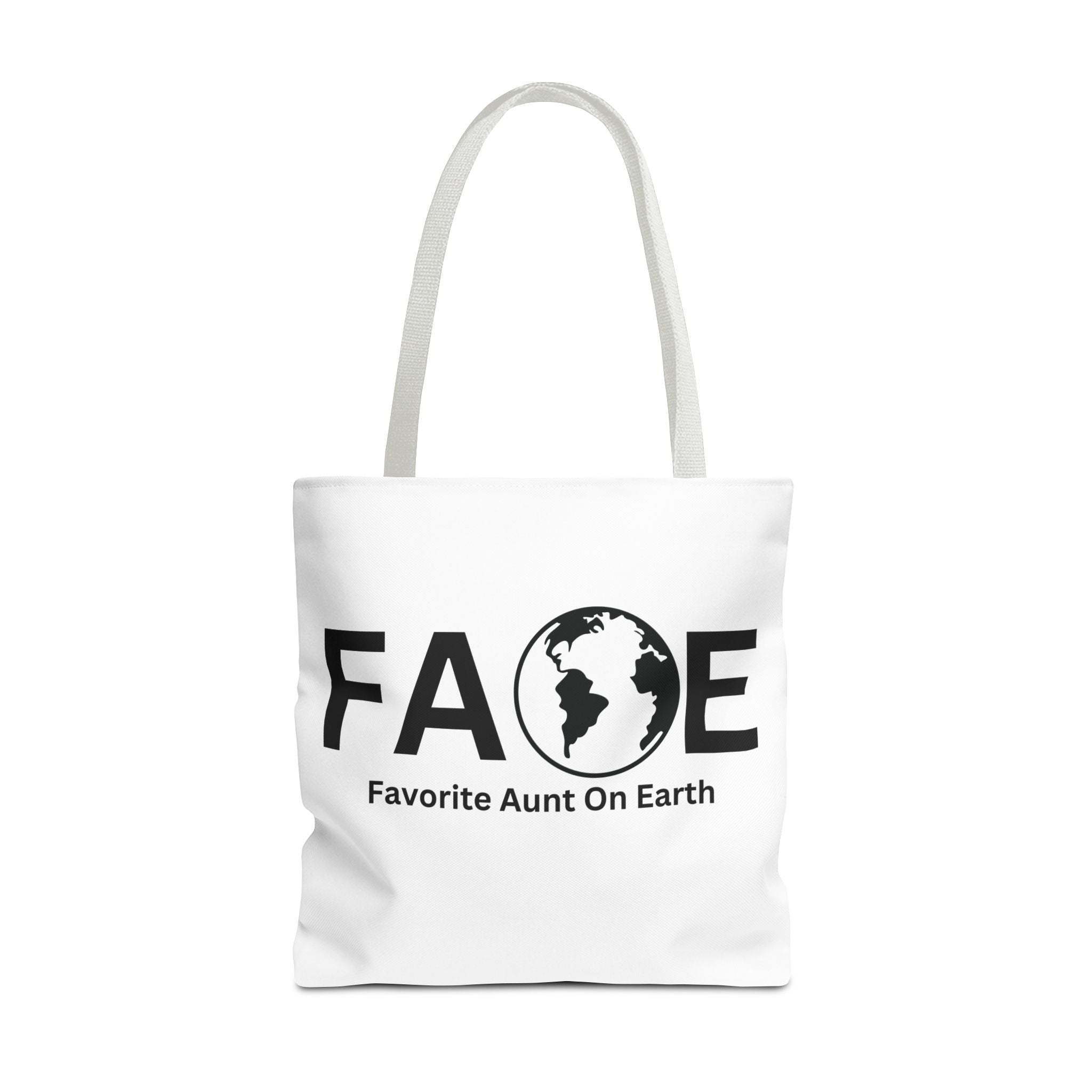 Favorite Aunt On Earth (FAOE) Tote Bag - Custom Printed Stylish and Functional Tote