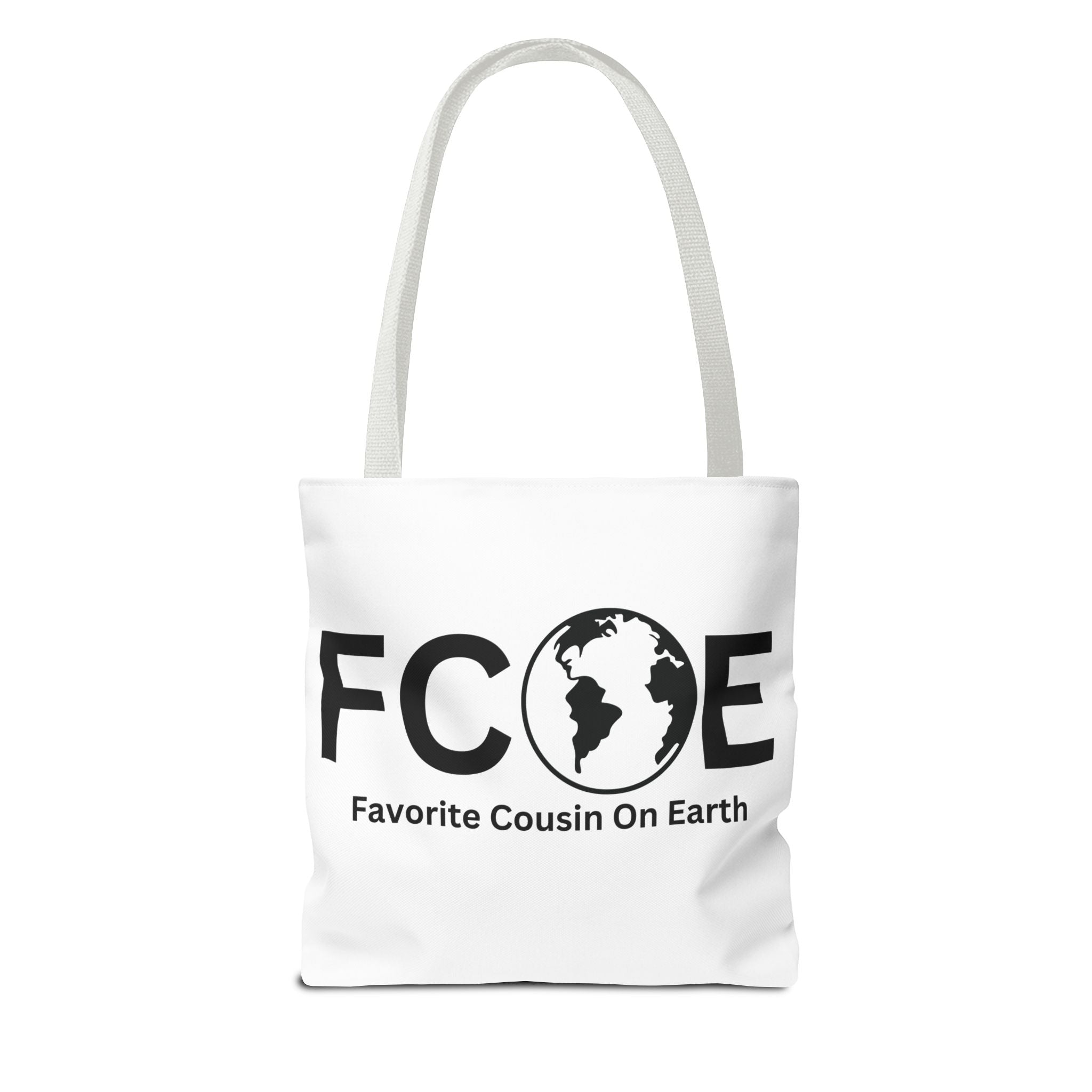 Favorite Cousin On Earth (FCOE) Tote Bag - Custom Printed Stylish and Functional Tote