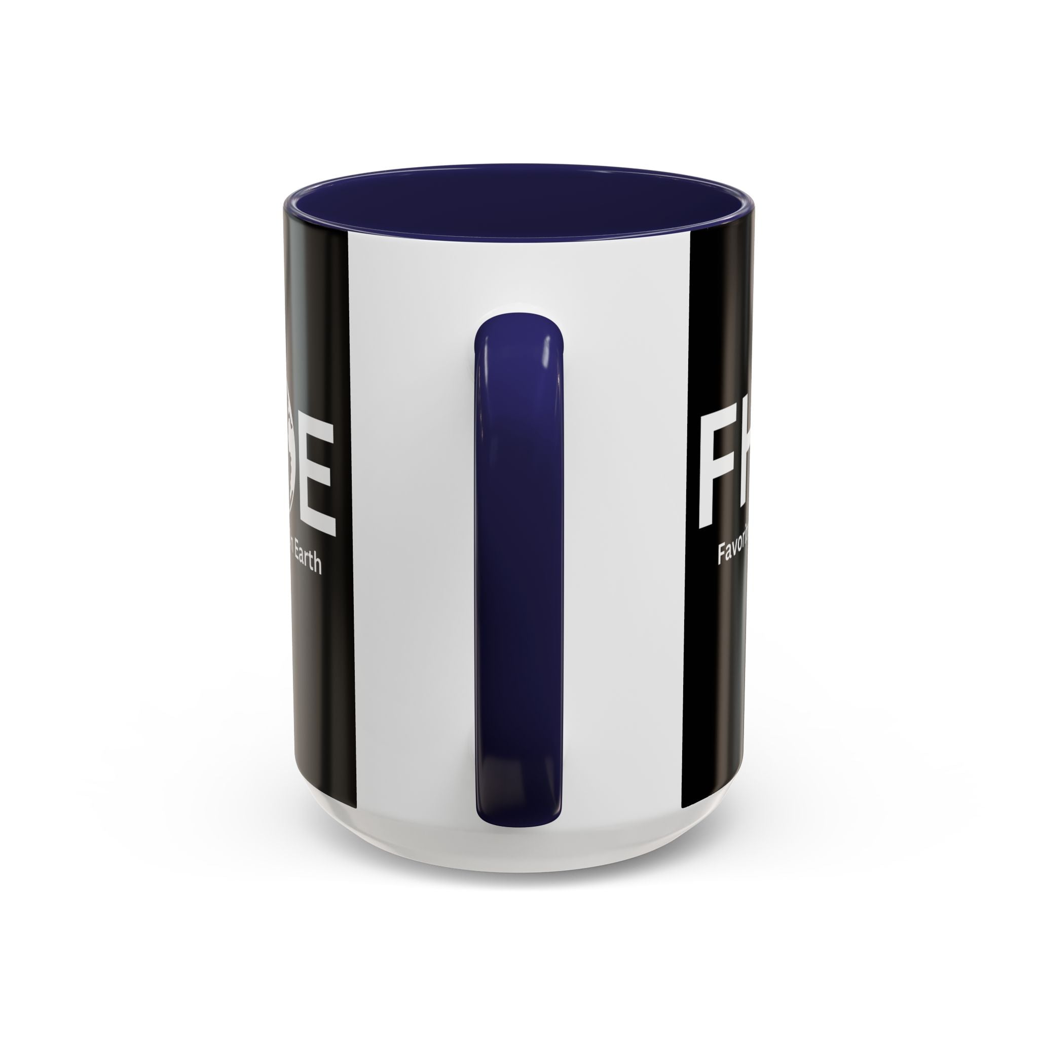 Favorite Husband On Earth (FHOE) Accent Coffee Mug (11oz, 15oz)