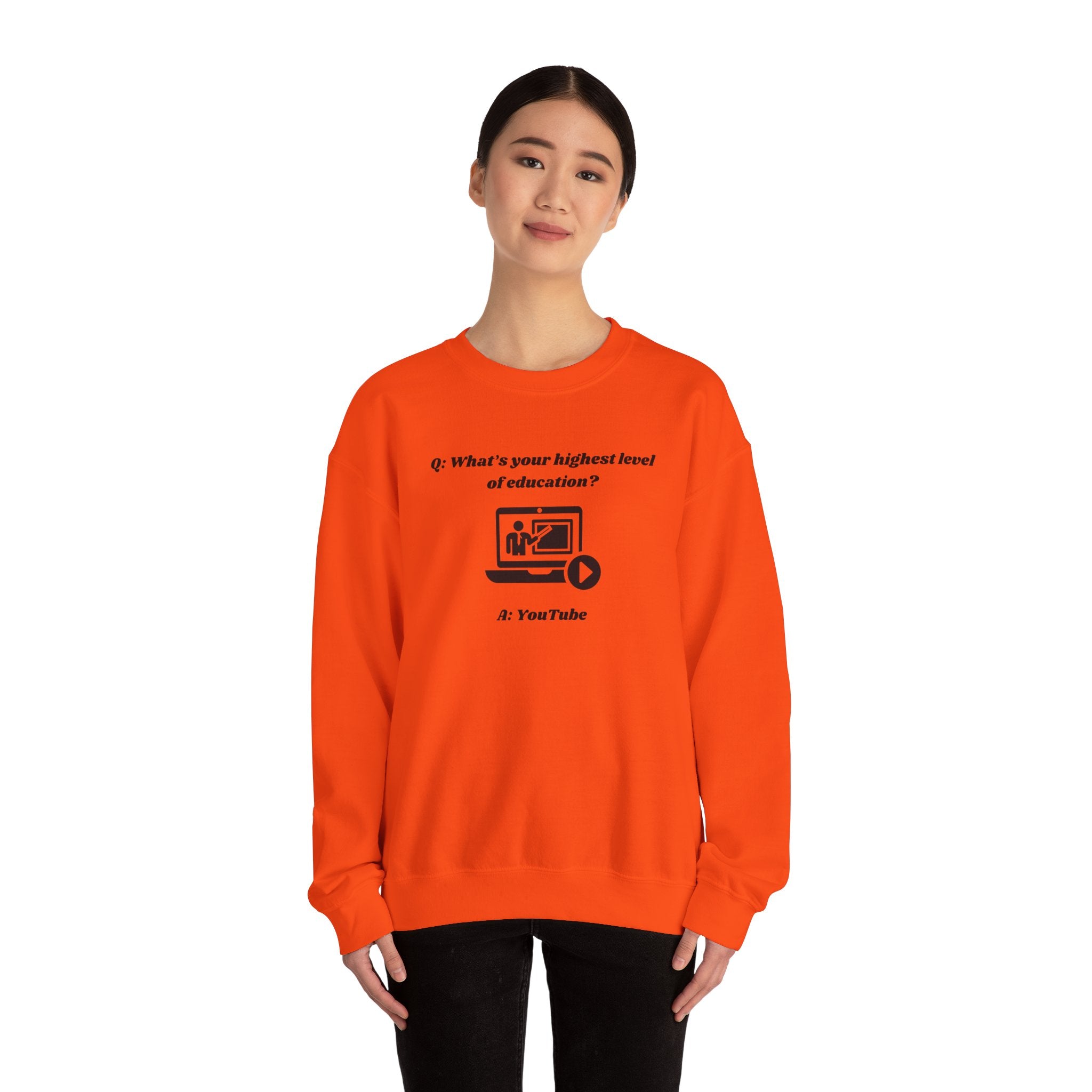 What's your highest level of education? YouTube - Unisex Sweatshirt