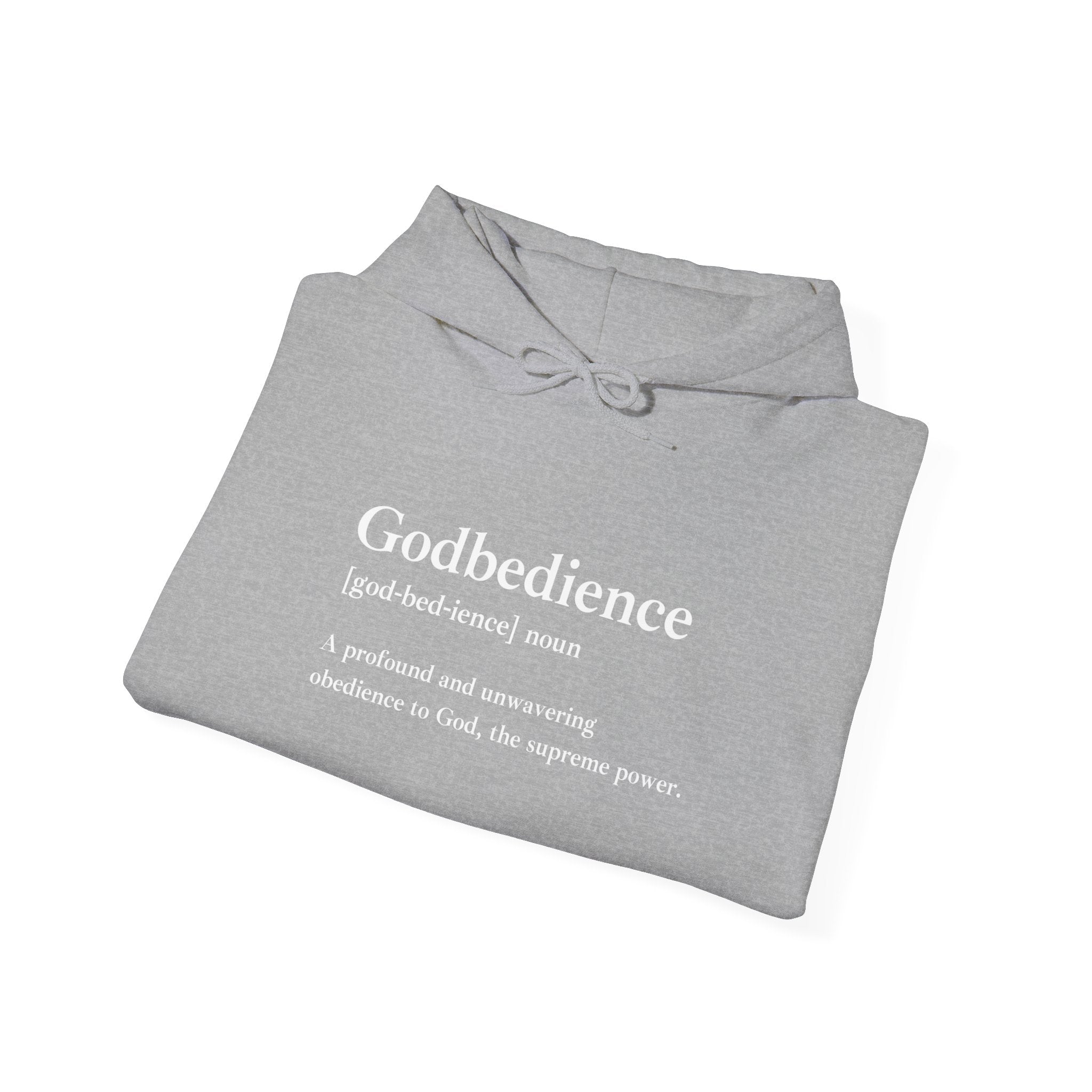Godbedience Unisex Heavy Blend™ Hooded Sweatshirt | Soft & Stylish Hoodie for Cold Days