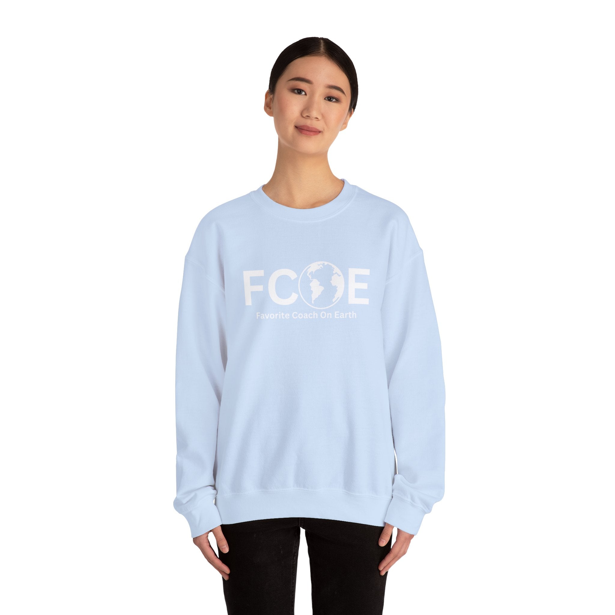 Favorite Coach On Earth (FCOE) Crewneck Sweatshirt – Cozy & Durable