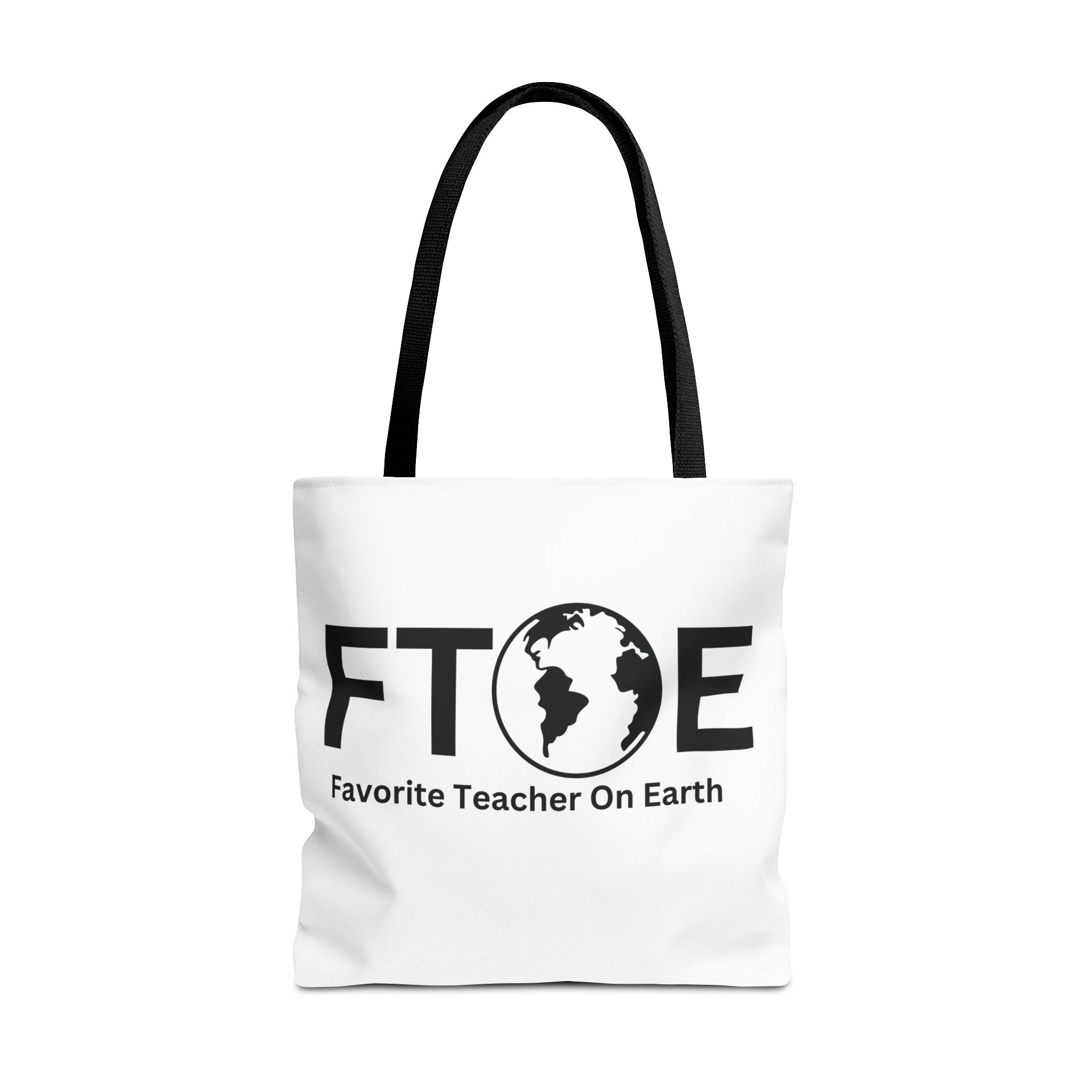 Favorite Teacher On Earth (FTOE) Tote Bag - Custom Printed Stylish and Functional Tote