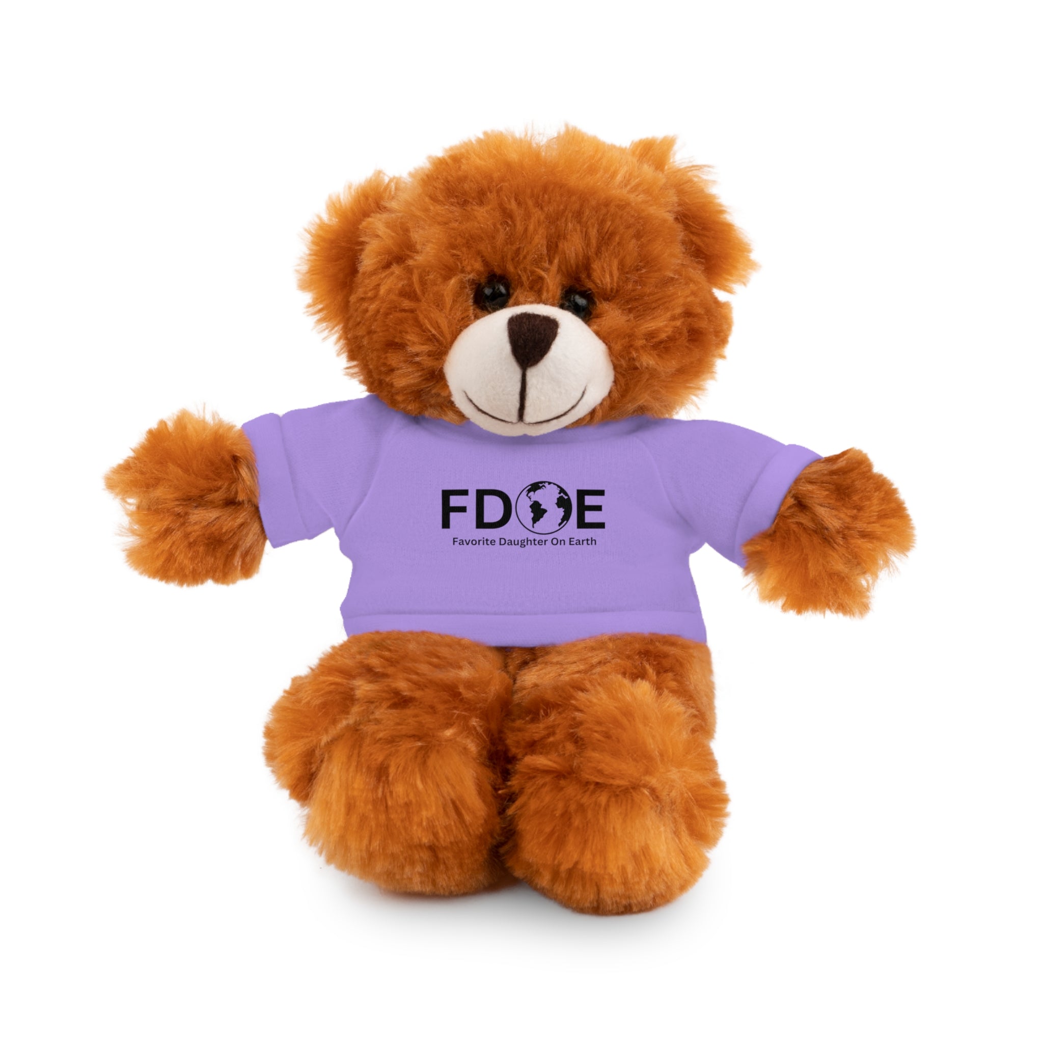 Favorite Daughter on Earth Stuffed Animal – Customizable T-Shirt & Animal