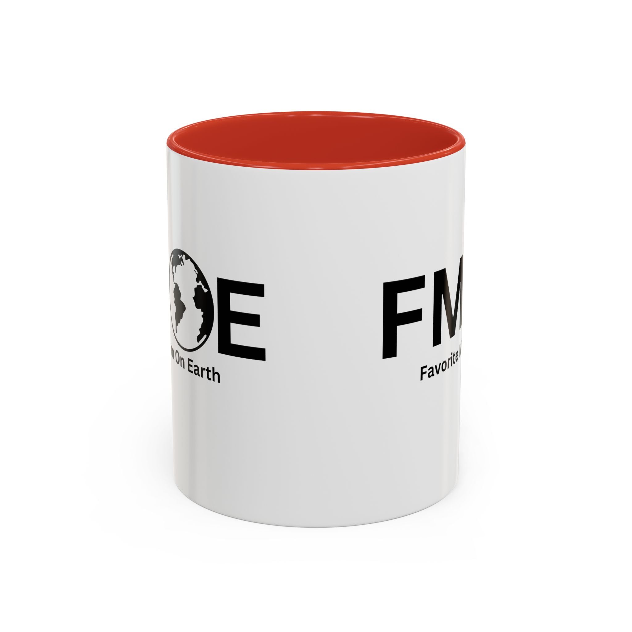 Favorite Mom On Earth (FMOE) Accent Coffee Mug (11oz, 15oz)