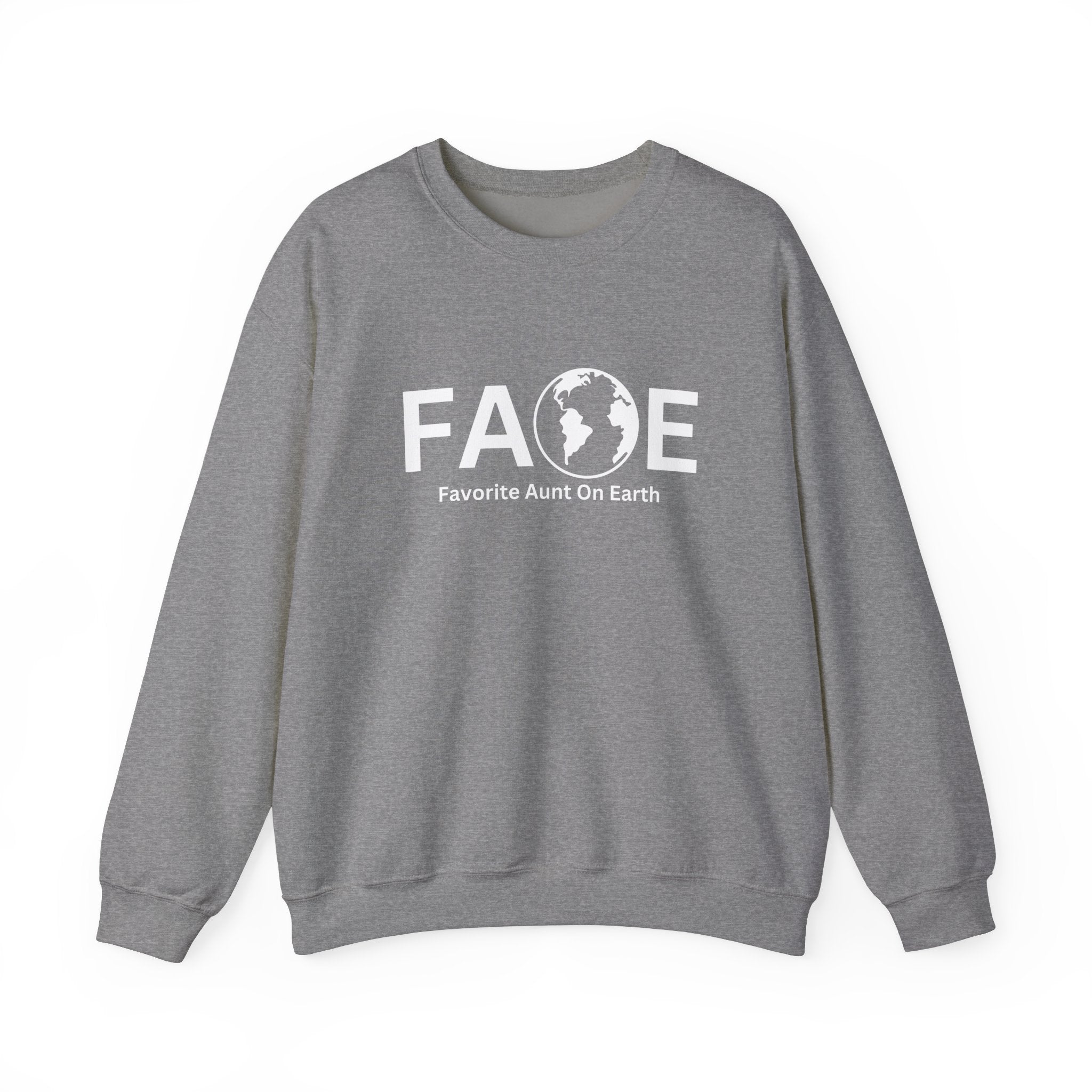 Favorite Aunt On Earth (FAOE) - Unisex Heavy Blend Crewneck Sweatshirt