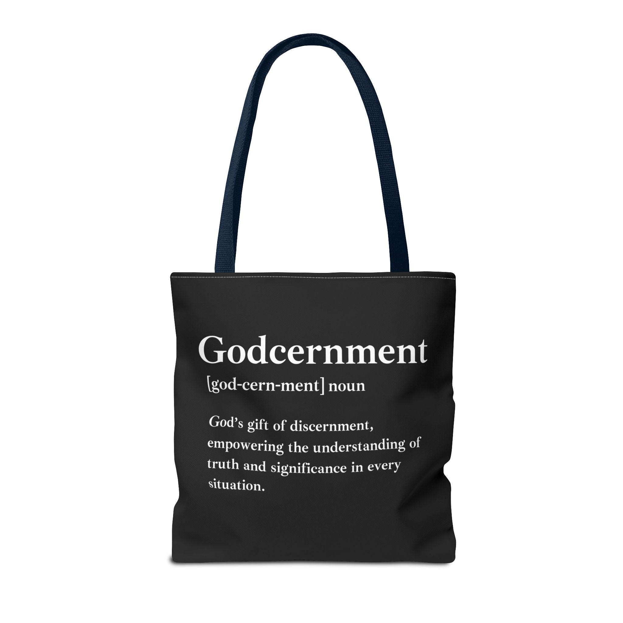 Godcernment Tote Bag - Custom Printed Stylish and Functional Tote