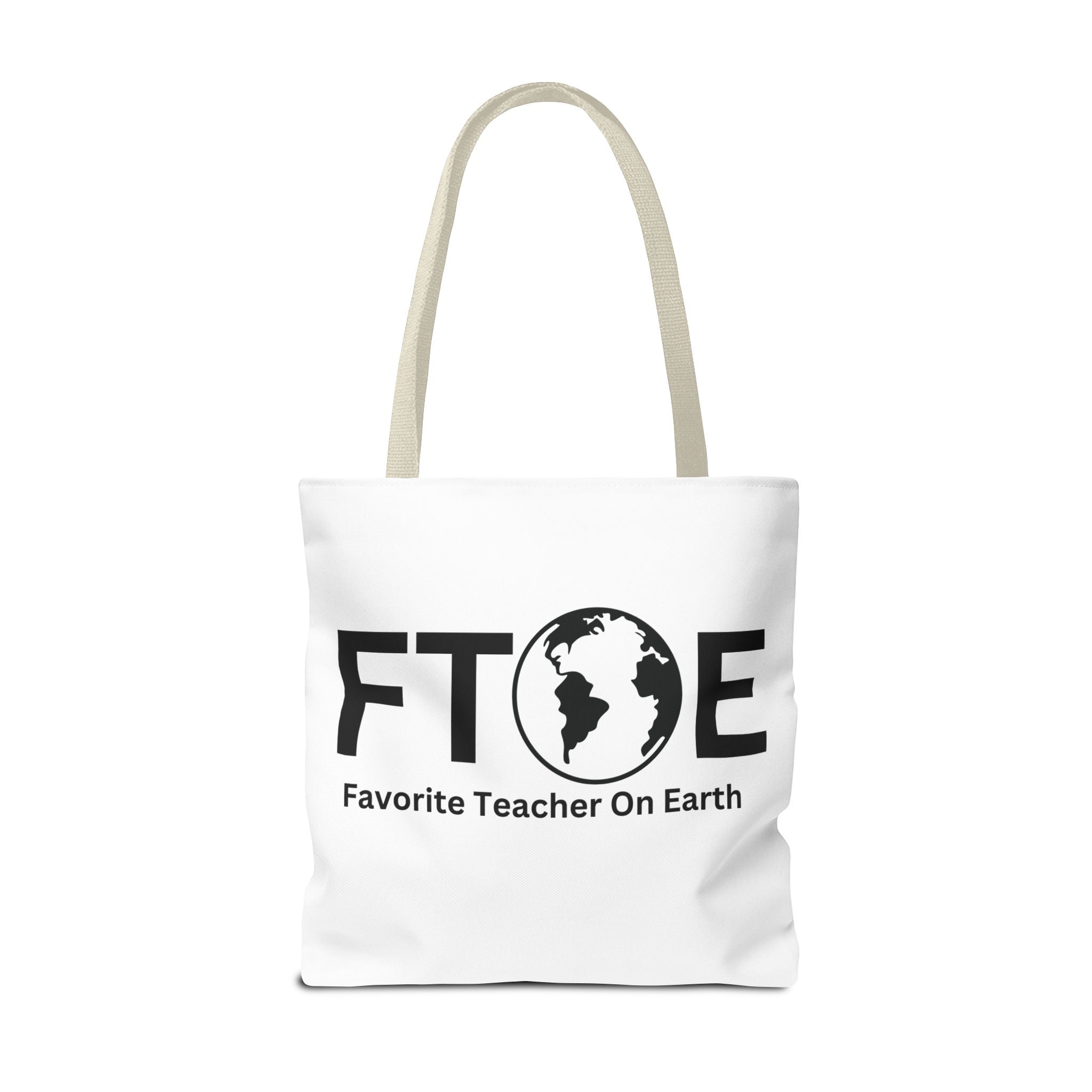 Favorite Teacher On Earth (FTOE) Tote Bag - Custom Printed Stylish and Functional Tote