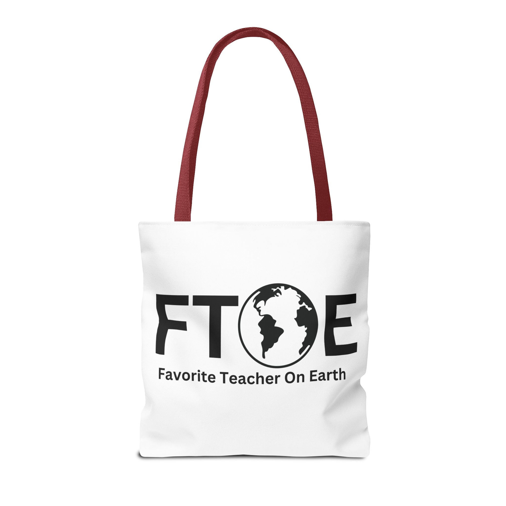 Favorite Teacher On Earth (FTOE) Tote Bag - Custom Printed Stylish and Functional Tote