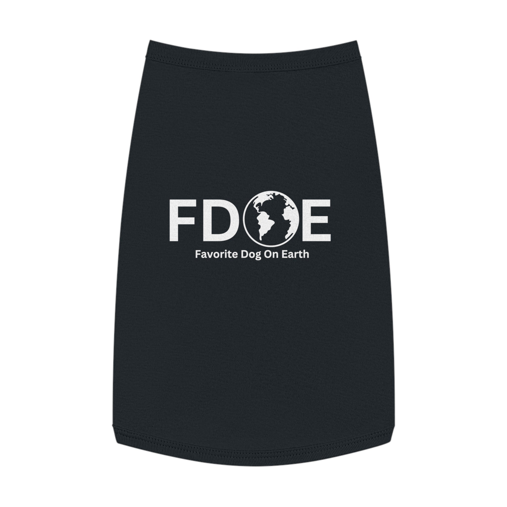Favorite Dog On Earth (FDOE) - Custom Pet Tank Top