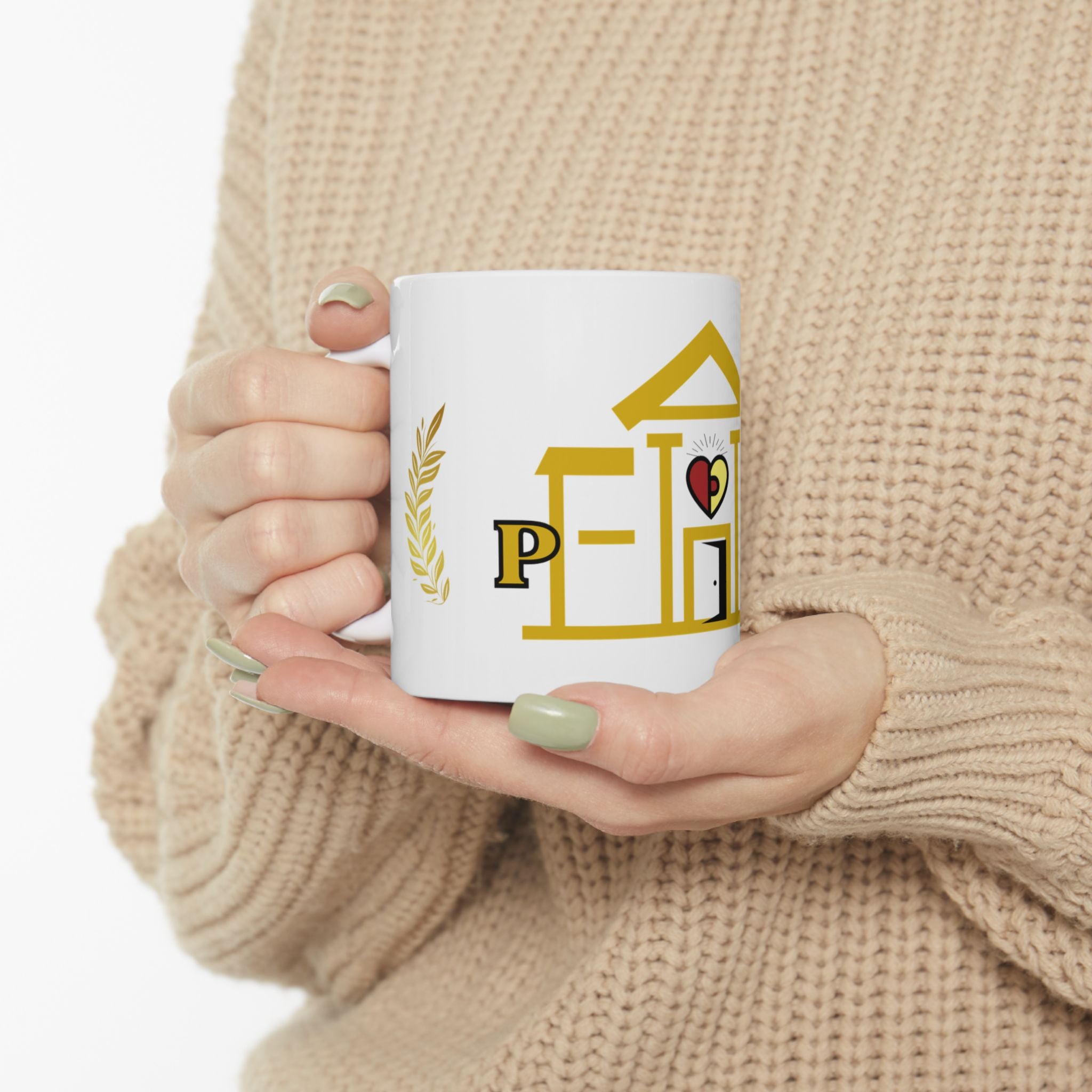 Passionoy Clubhouse Logo Accent Coffee Mug (11oz, 15oz)