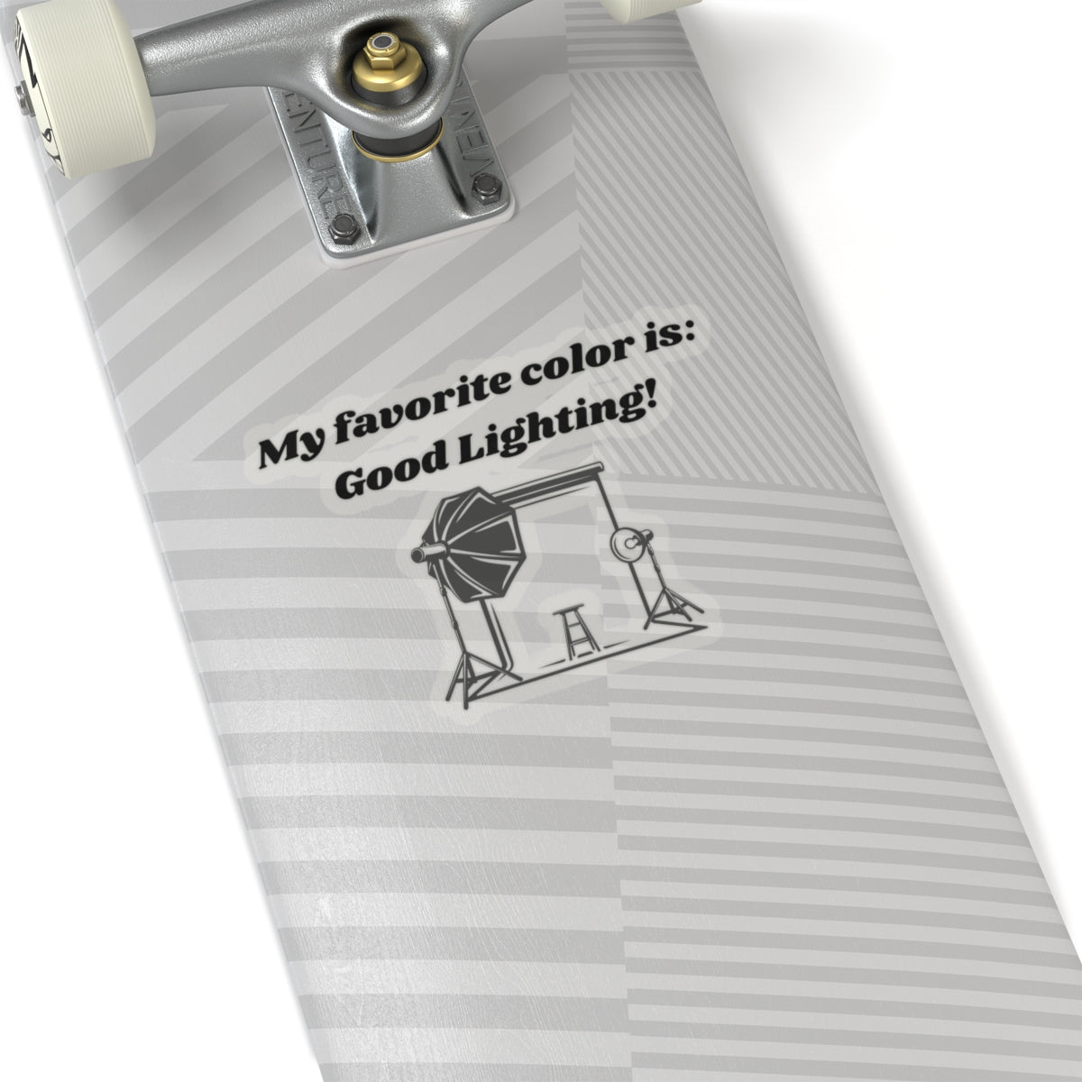 My Favorite Color is Good Lighting Kiss-Cut Stickers - Custom Vinyl Stickers for Creative Decor