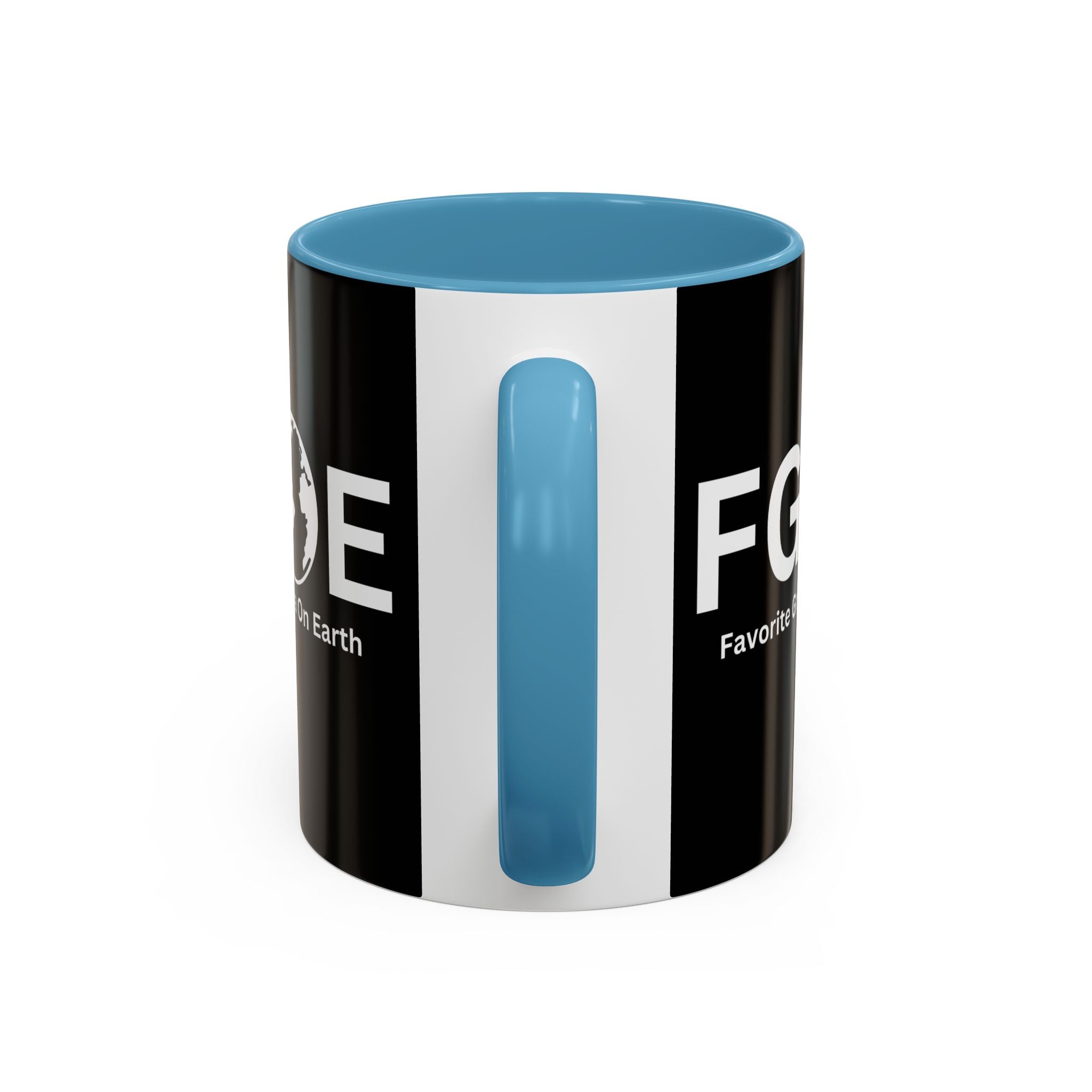 Favorite Grandpa On Earth (FGOE) Accent Coffee Mug (11oz, 15oz)