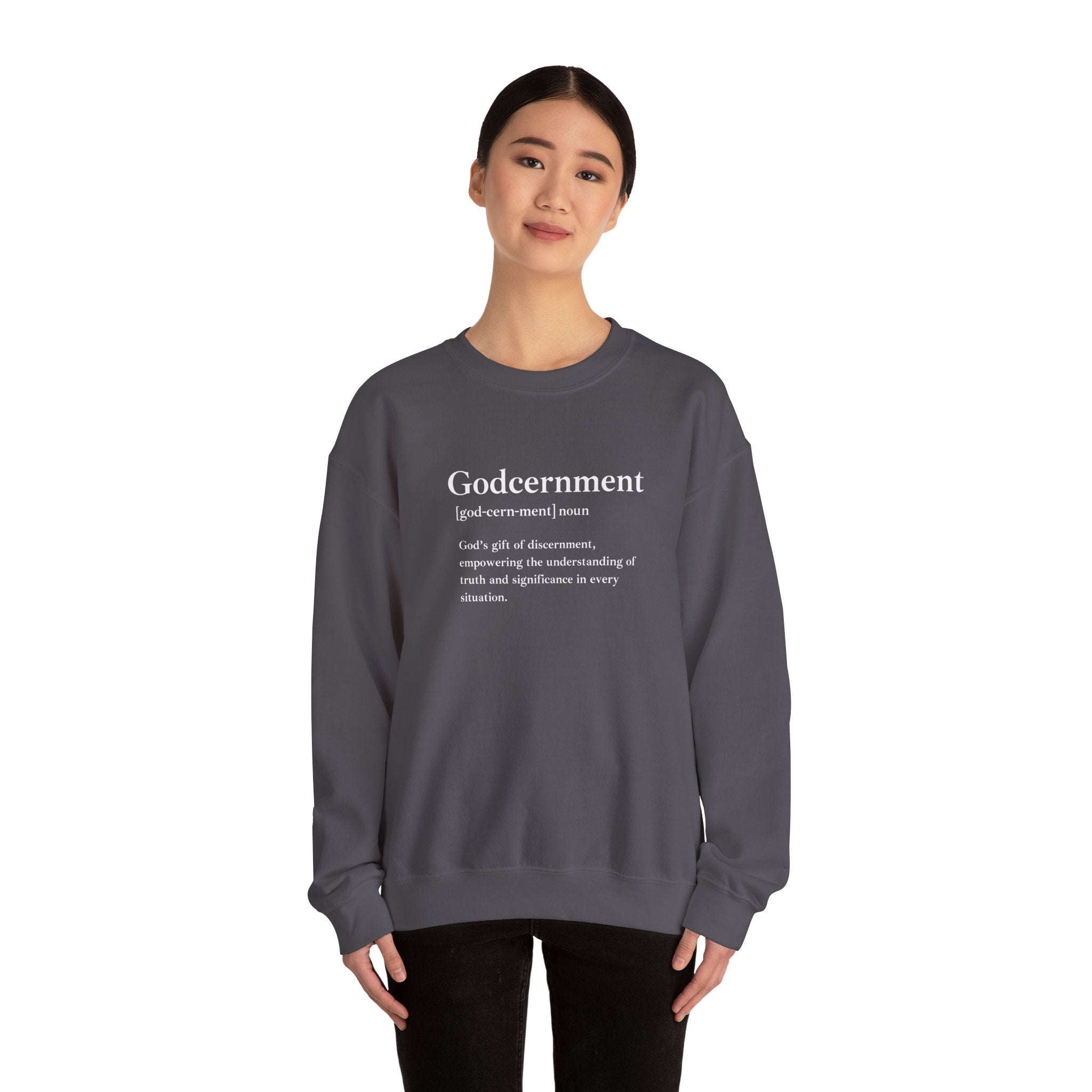 Godcernment Unisex Heavy Blend™ Crewneck Sweatshirt