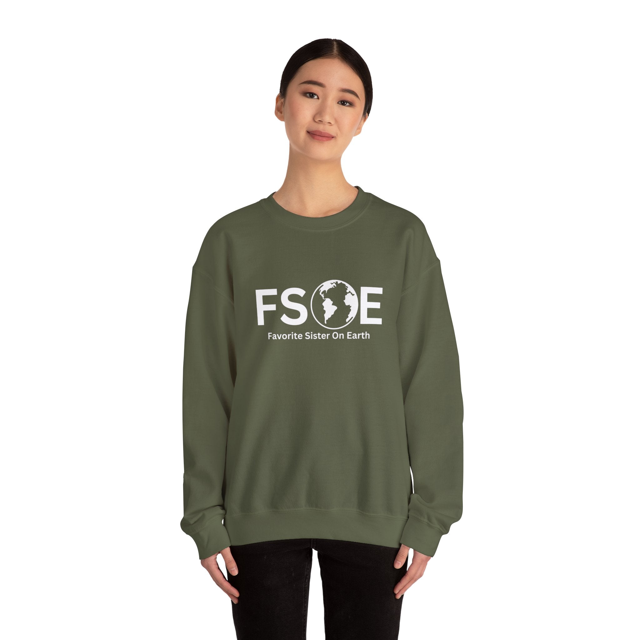 Favorite Sister On Earth Sweatshirt - (FSOE) Unisex Heavy Blend Crewneck