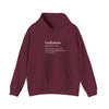 Godisdom Unisex Heavy Blend™ Hooded Sweatshirt – Faith-Based Apparel, Comfortable Hoodie, Ethical Fashion