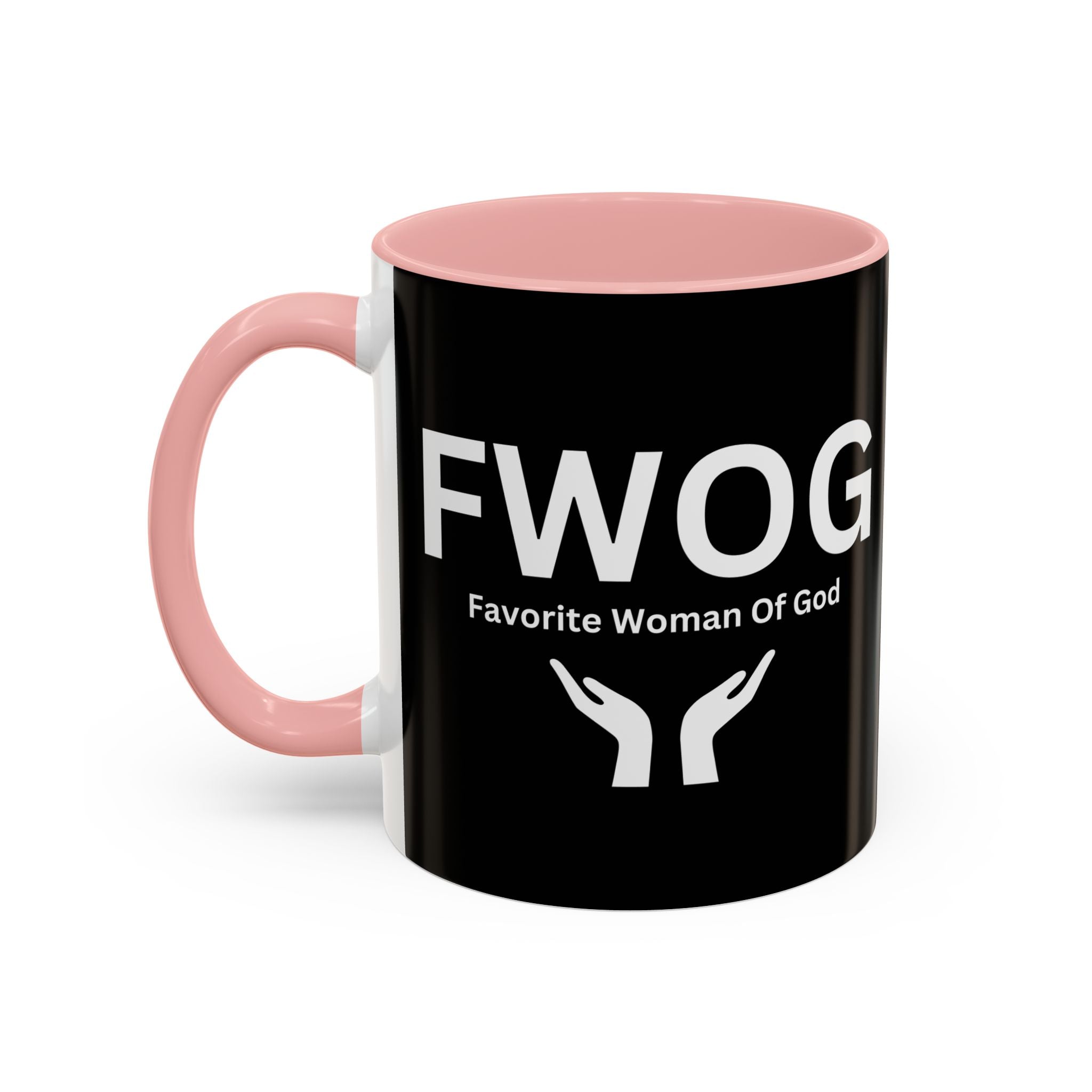 Favorite Woman of God (FWOG) Accent Coffee Mug (11oz, 15oz)