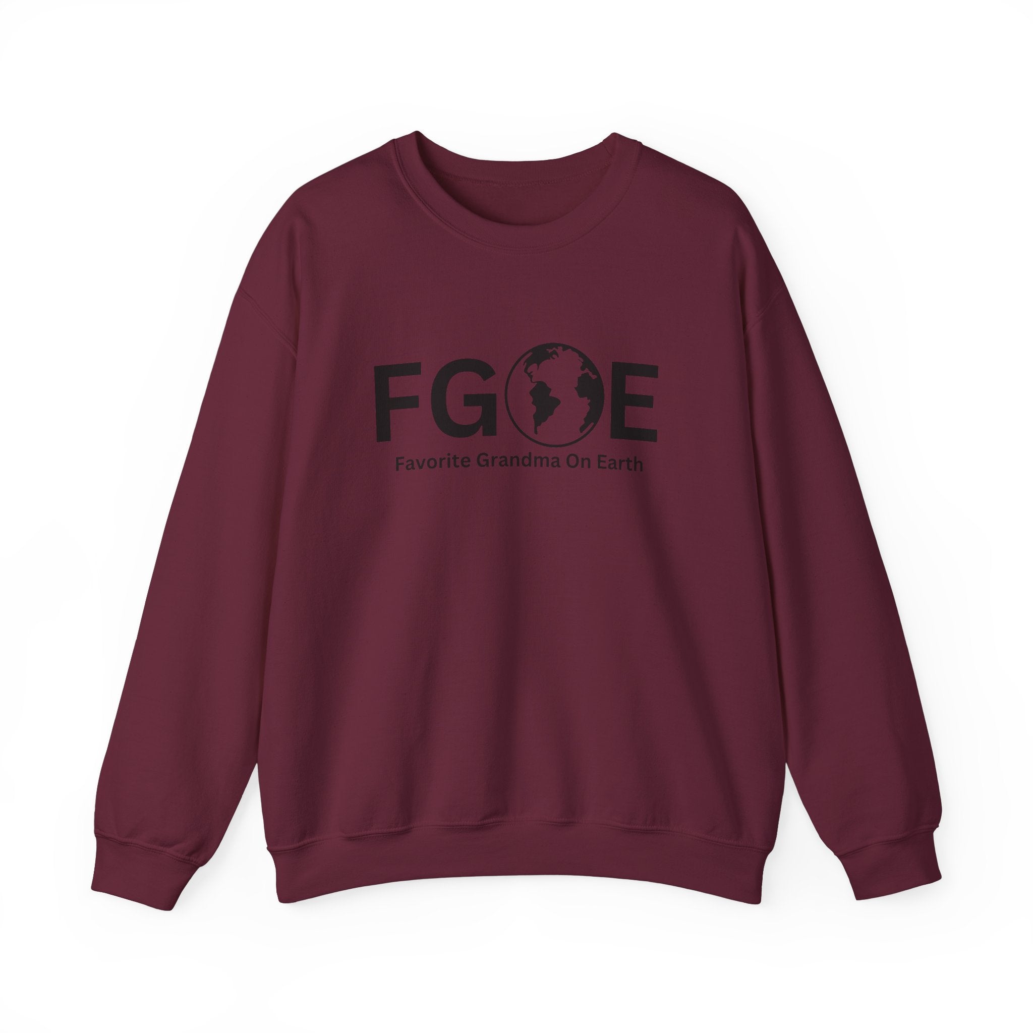 Favorite Grandma On Earth (FGOE) Unisex Heavy Blend Crewneck Sweatshirt - Cozy and Ethical Sweatshirt for All Seasons