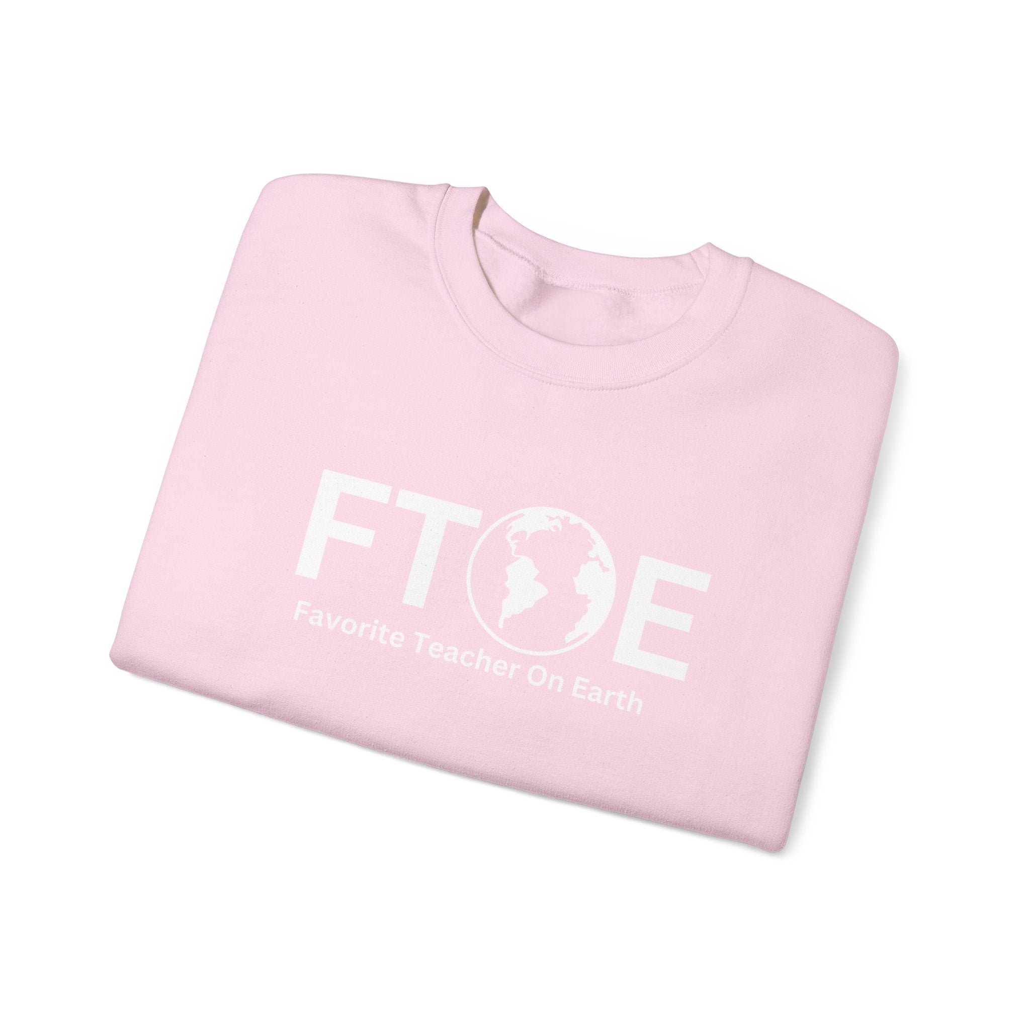 Favorite Teacher On Earth (FTOE) - Unisex Heavy Blend Crewneck Sweatshirt