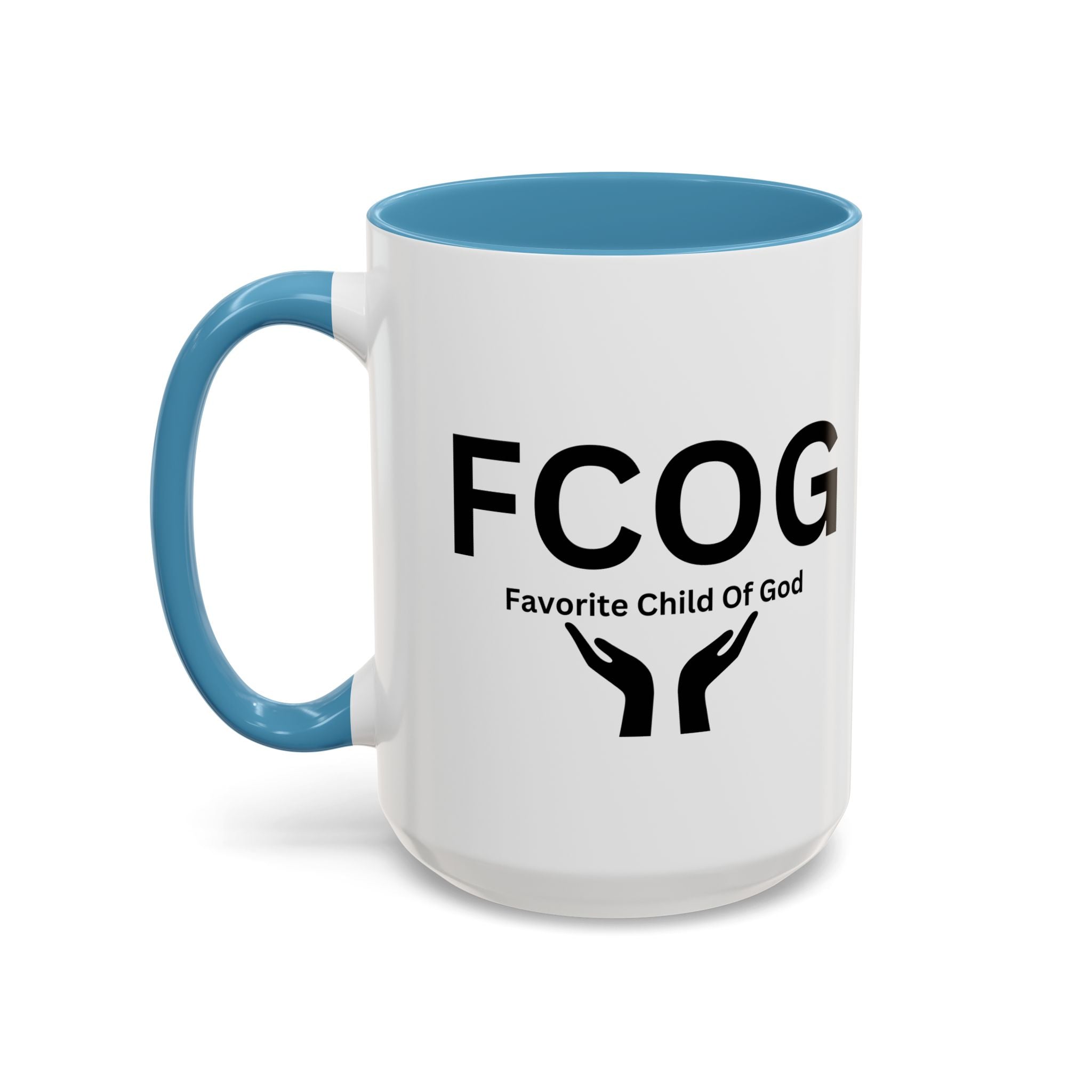 Favorite Child of God (FCOG) Accent Coffee Mug (11, 15oz)