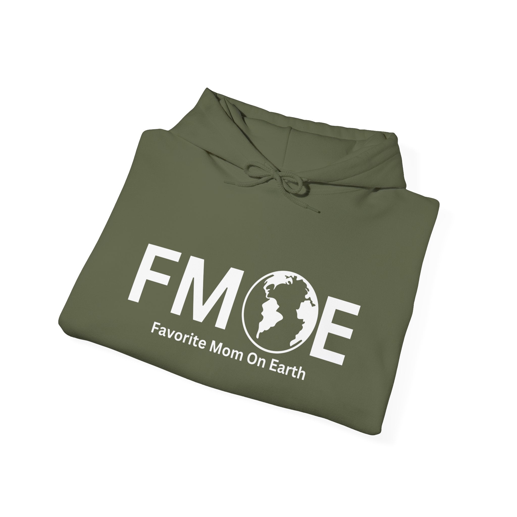 Favorite Mom On Earth Hoodie - (FMOE) Logo Hooded Sweatshirt for Women