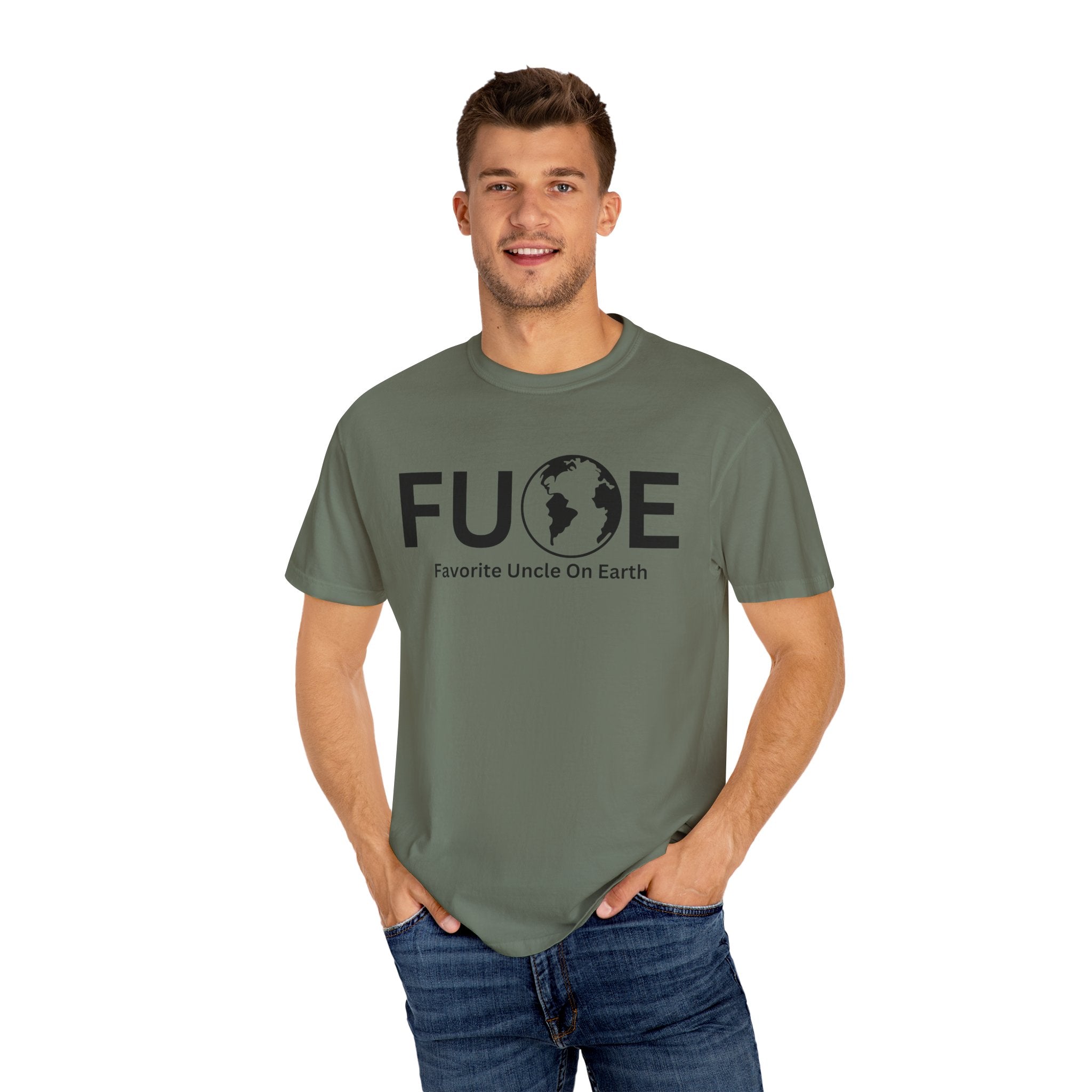 Favorite Uncle On Earth (FUOE) - Comfort Colors 1717 Garment-Dyed T-Shirt