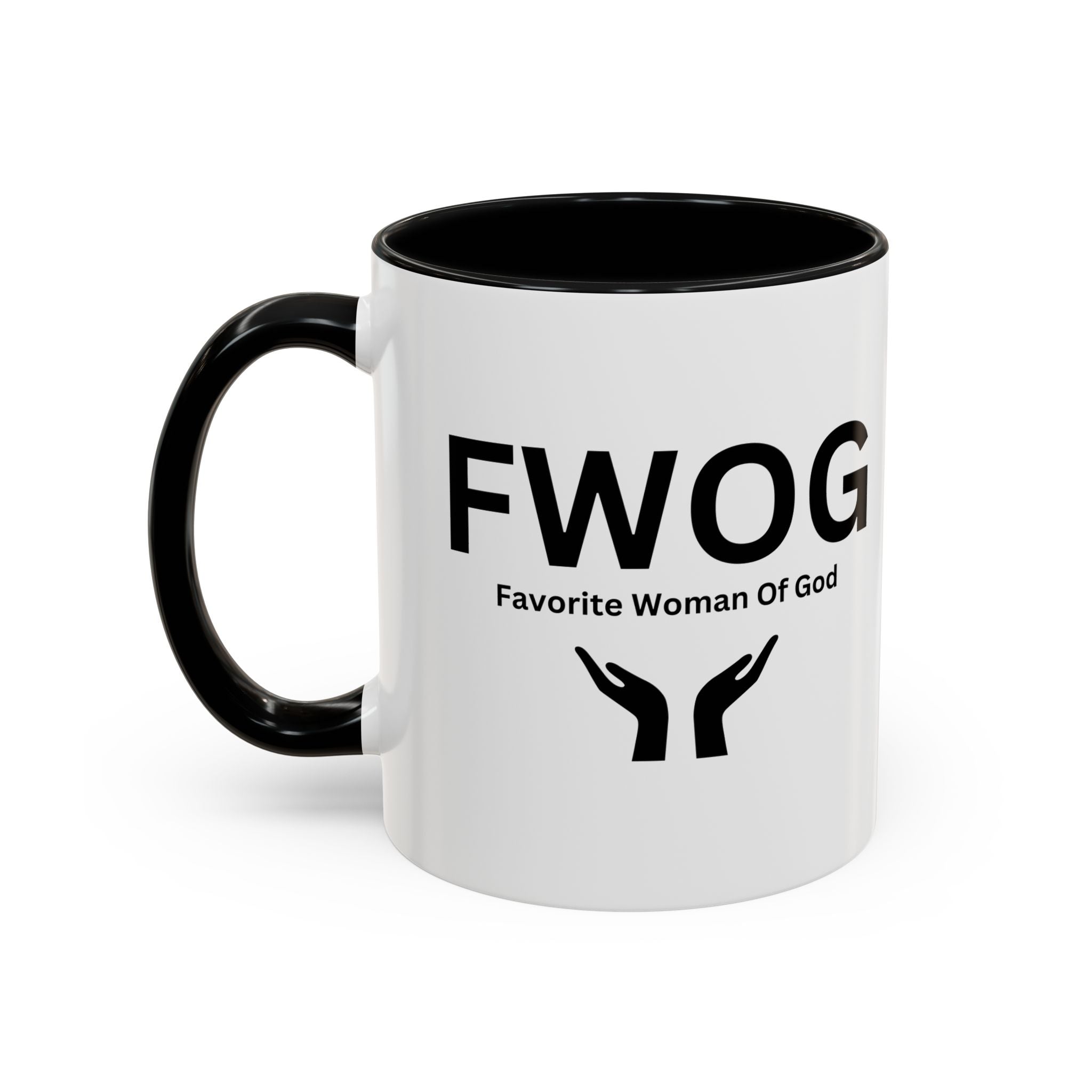 Favorite Woman of God (FWOG) Accent Coffee Mug (11, 15oz)