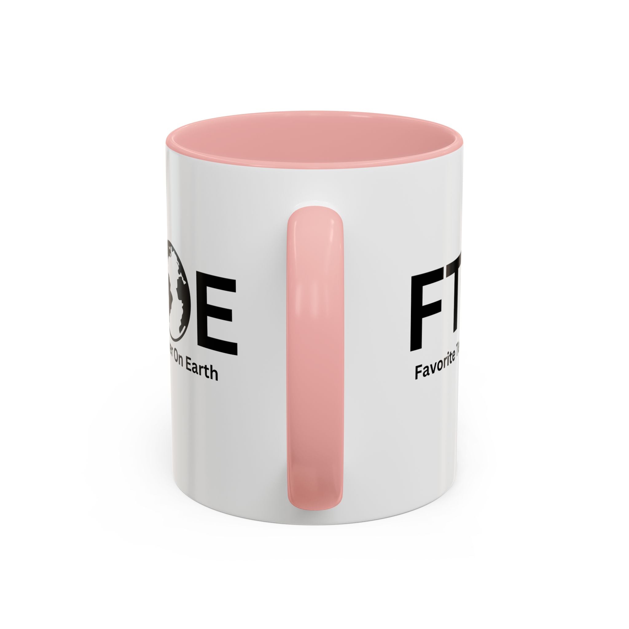 Favorite Teacher On Earth (FTOE) Accent Coffee Mug (11oz, 15oz)