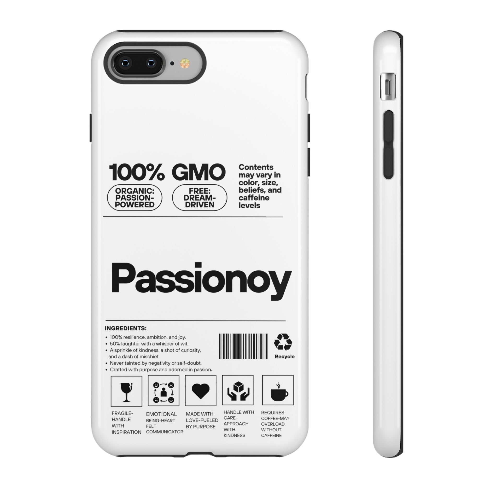 Passionoy Label Tough Cases - Custom Protective Phone Cases for iPhone, Samsung Galaxy, and Google Pixel