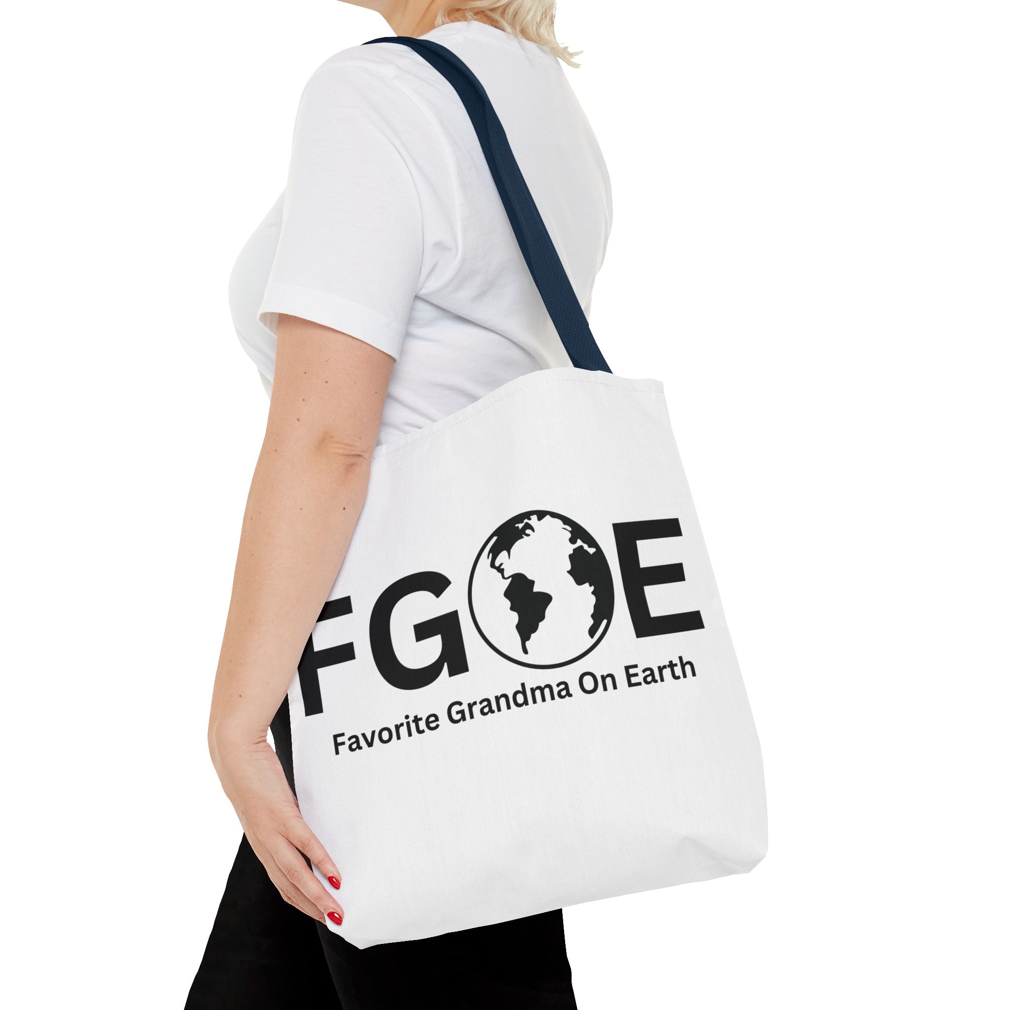 Favorite Grandma On Earth (FGOE) Tote Bag - Custom Printed Stylish and Functional Tote