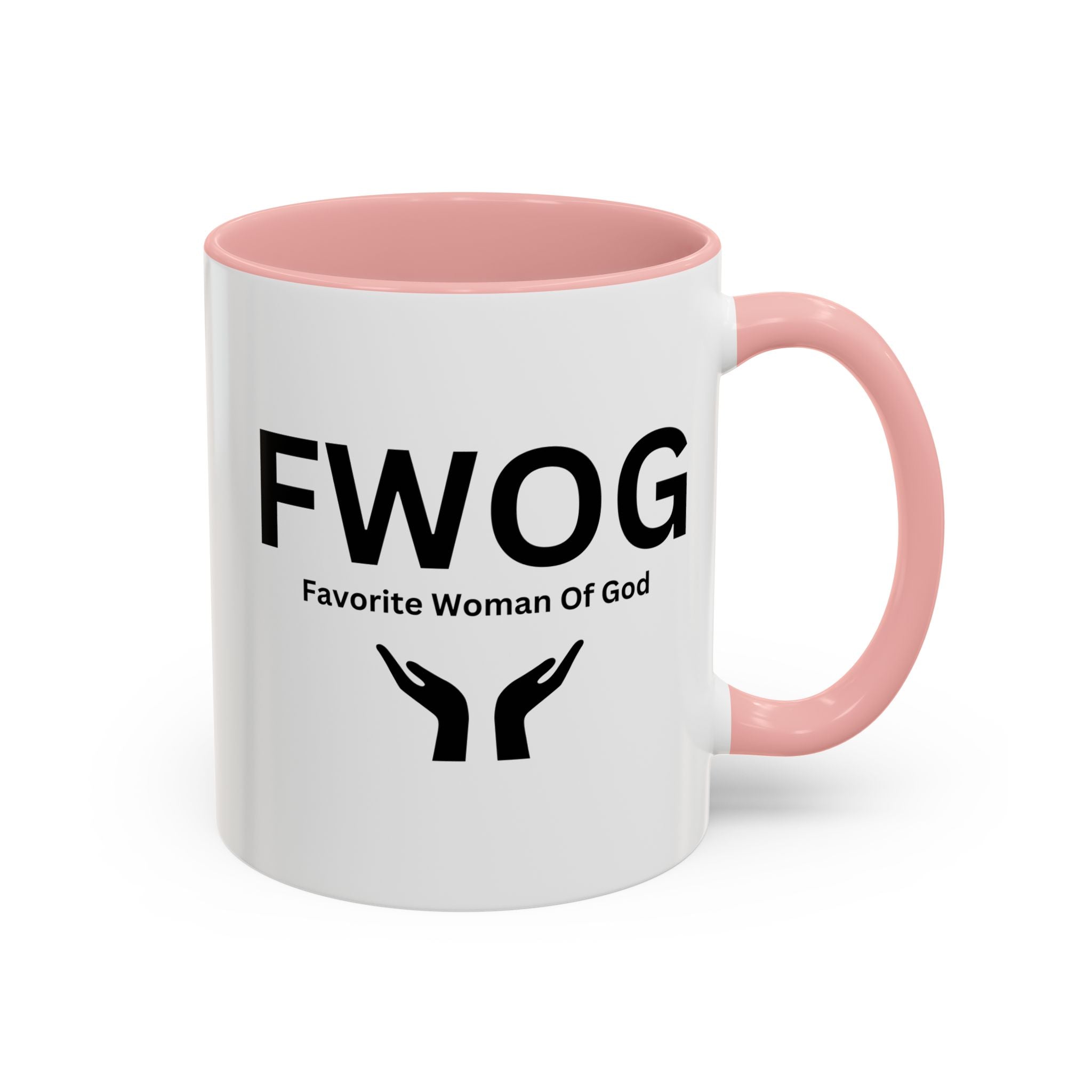 Favorite Woman of God (FWOG) Accent Coffee Mug (11, 15oz)
