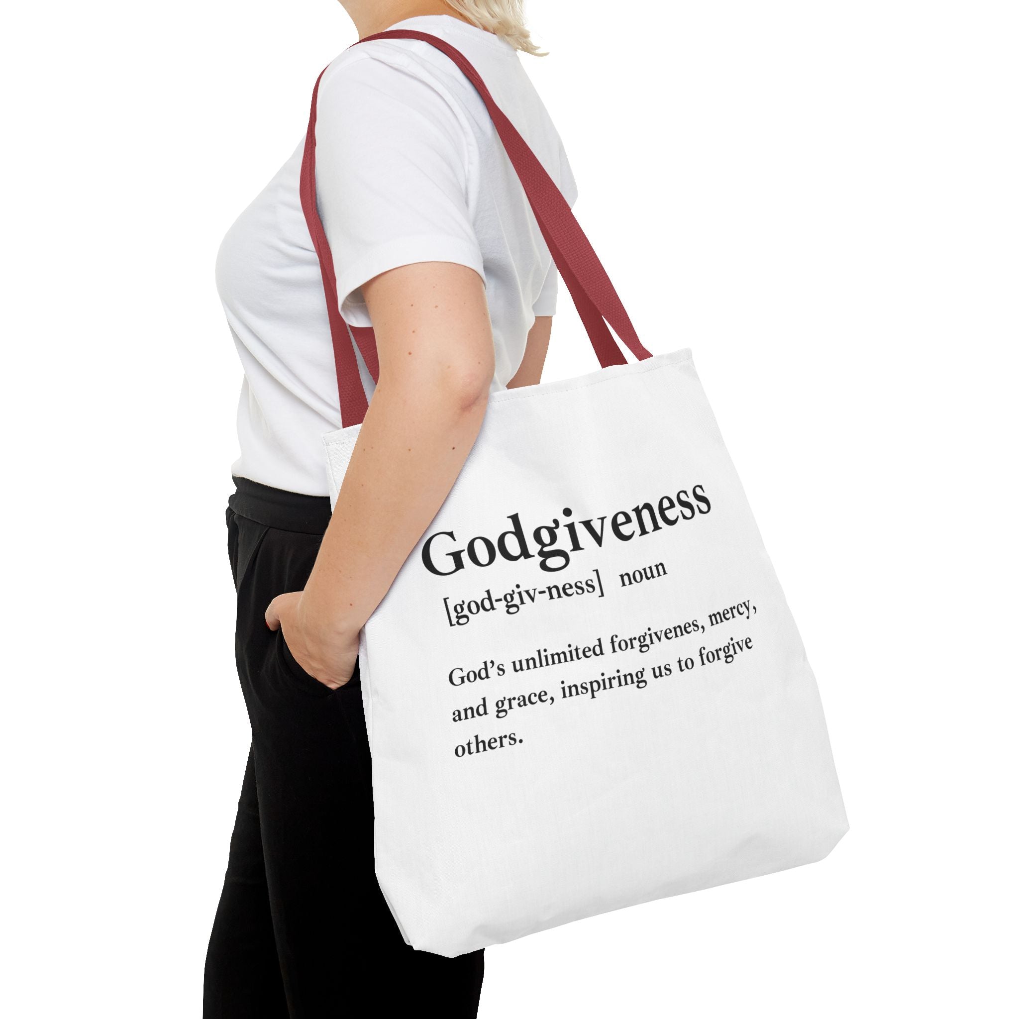 Godgiveness Tote Bag - Custom Printed Stylish and Functional Tote