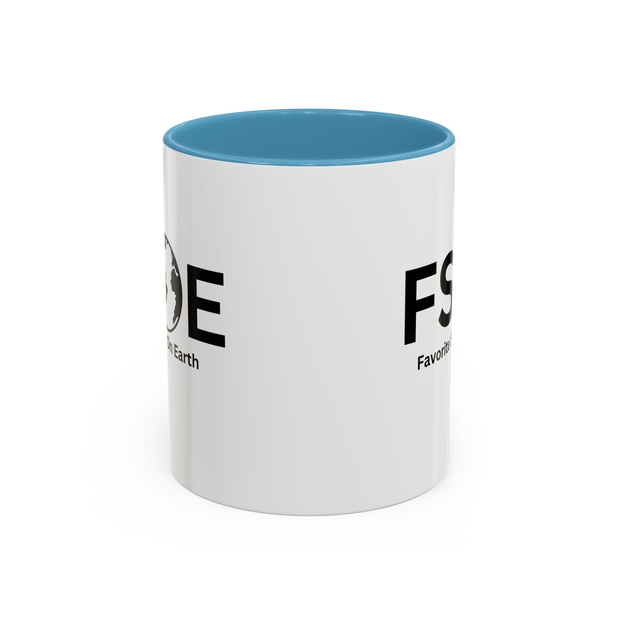 Favorite Sister On Earth (FSOE) Accent Coffee Mug (11oz, 15oz)
