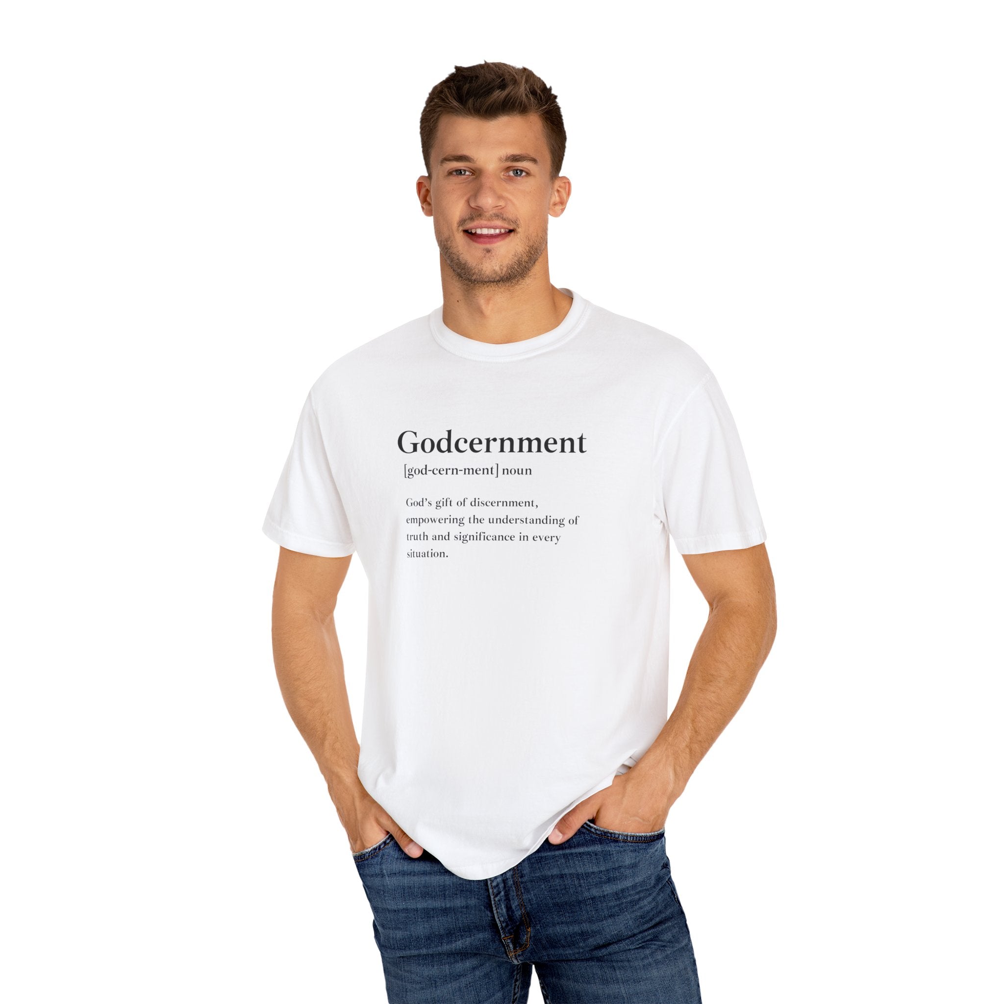 Godcernment T-Shirt – Comfort Colors 1717 Garment-Dyed Tee